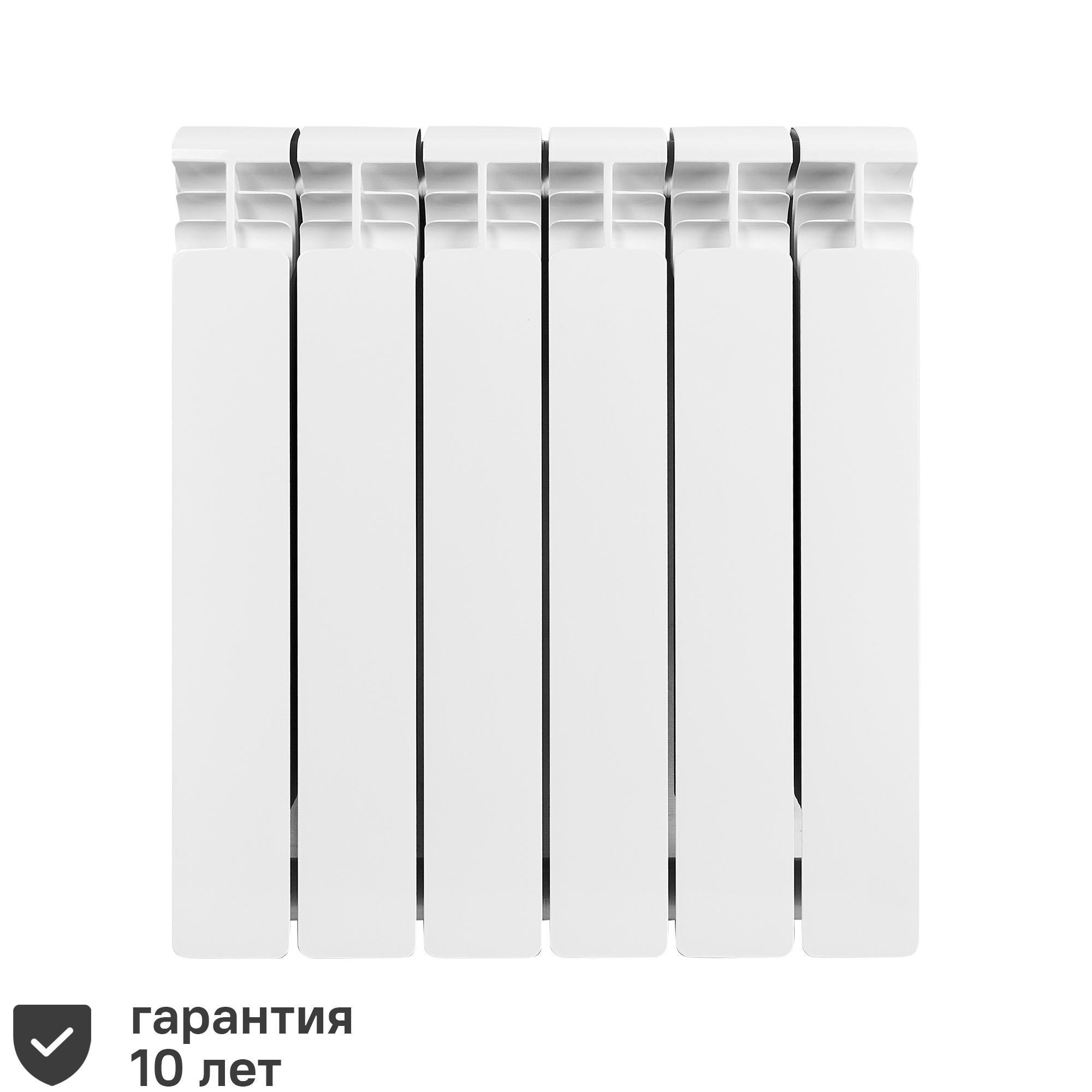 Изображение товара Радиатор секционный Rifar Alum RAL50006 6 секций алюминий белый для отопления