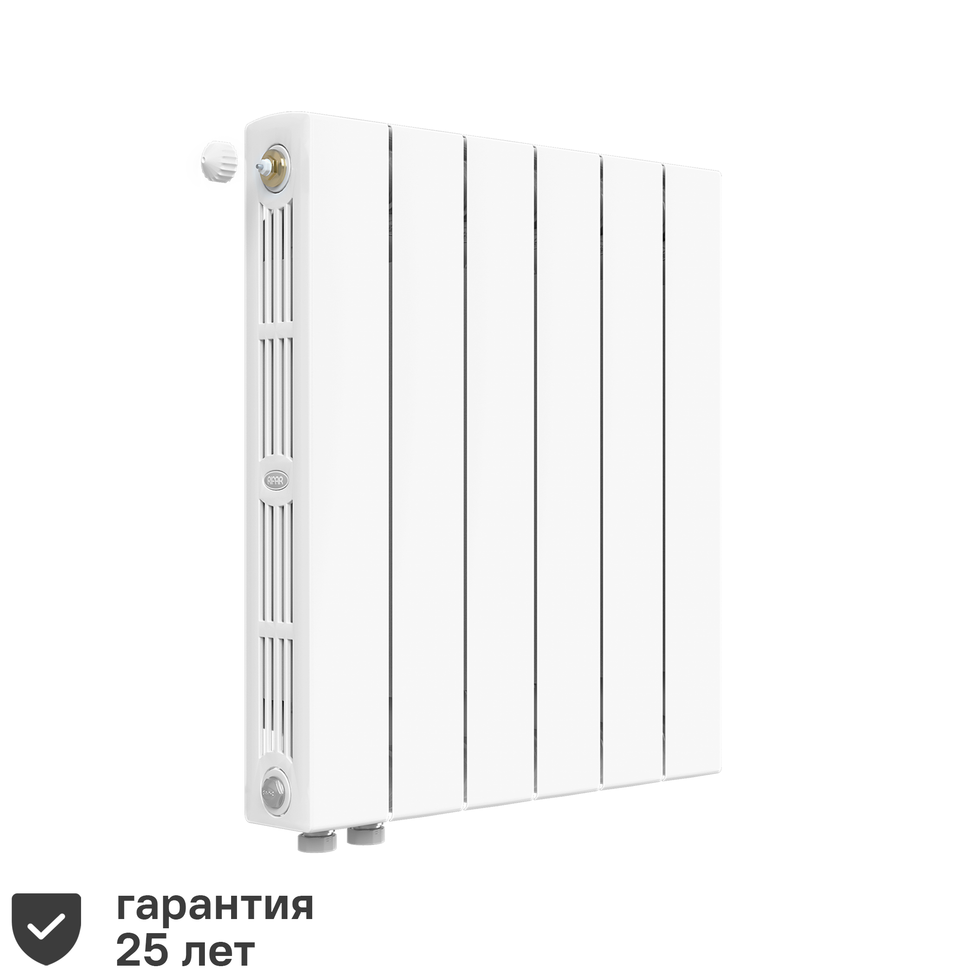 Изображение товара Радиатор секционный Rifar Supremo VL 500/90 6 секций белый для отопления