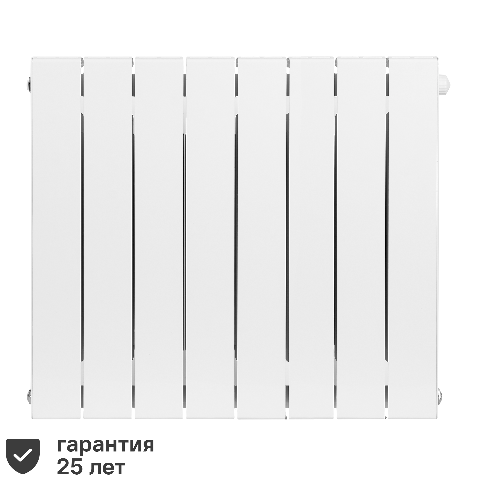 Изображение товара Радиатор секционный Rifar Supremo 8 секций белый 500/90 двусторонняя установка