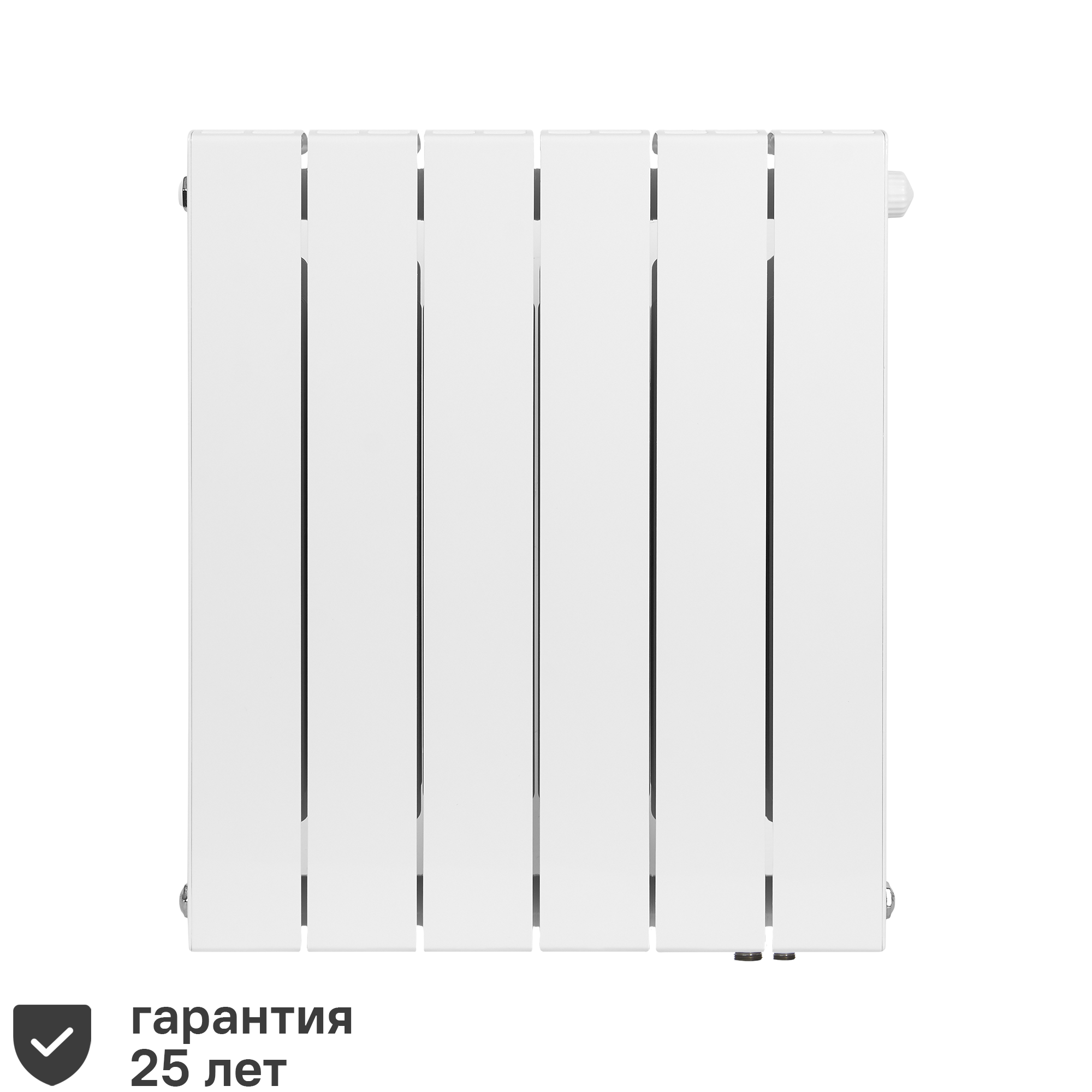 Изображение товара Радиатор секционный Rifar Supremo 500/90 биметалл 6 секций с нижним правым подключением