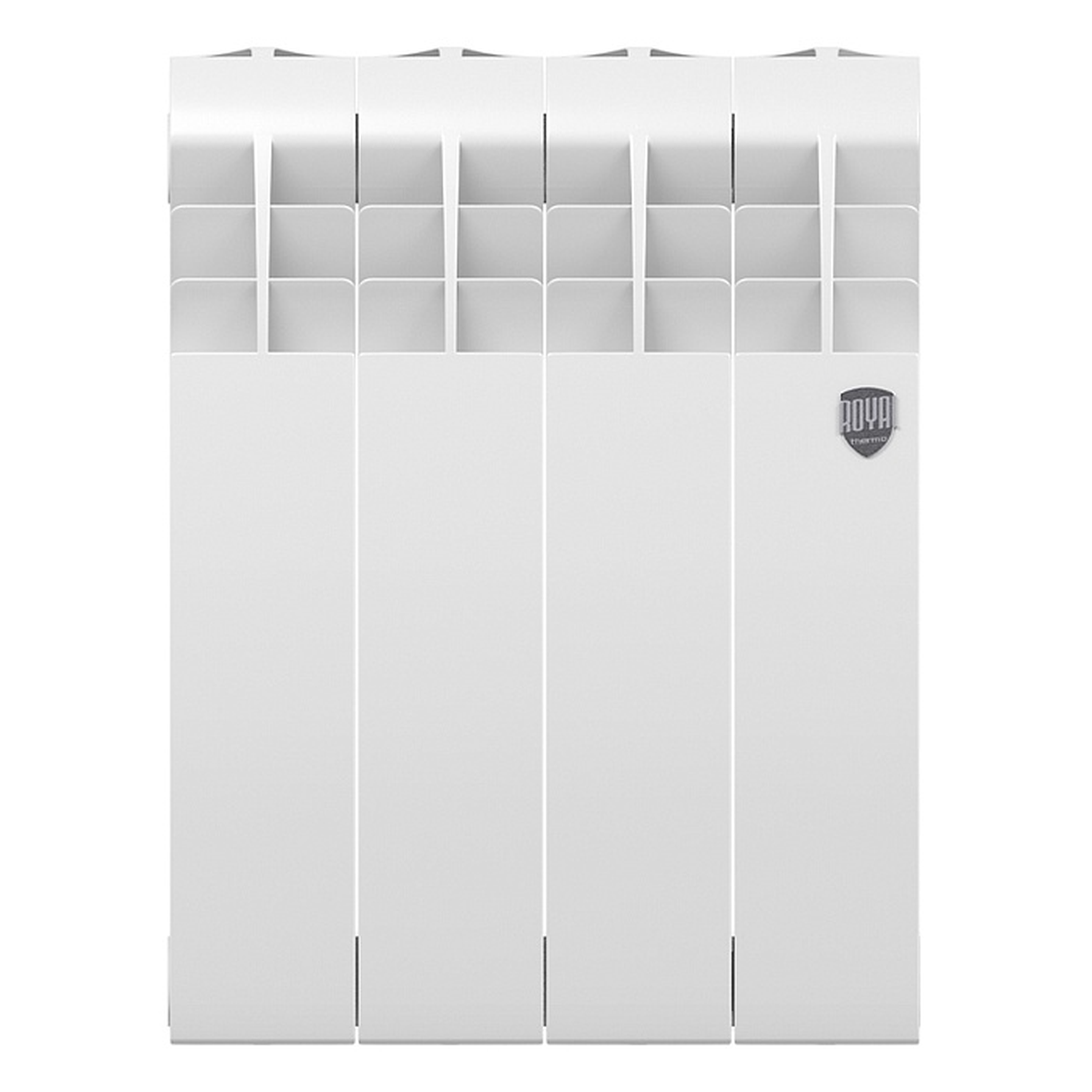 Изображение товара Радиатор Royal thermo BiLiner/Bianco Traffico 350 4 секций нижнее подключение биметалл белый