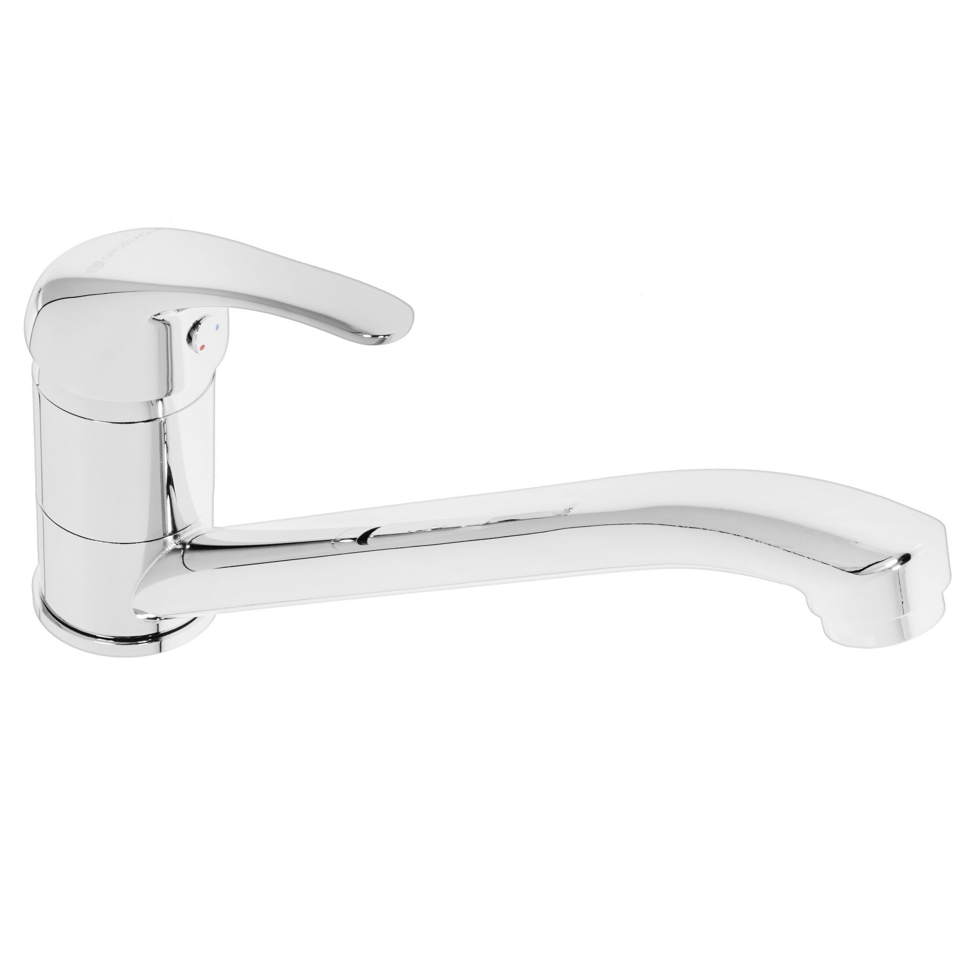 Изображение товара Смеситель для кухни GROSS AQUA Mini 3210213C-G0110 с поворотным изливом и экономией воды
