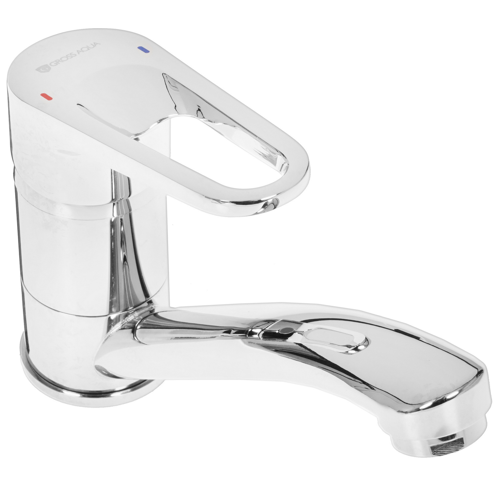 Изображение товара Смеситель для кухни GROSS AQUA Delta 3210268С-G0109 с поворотным изливом и 10-летней гарантией