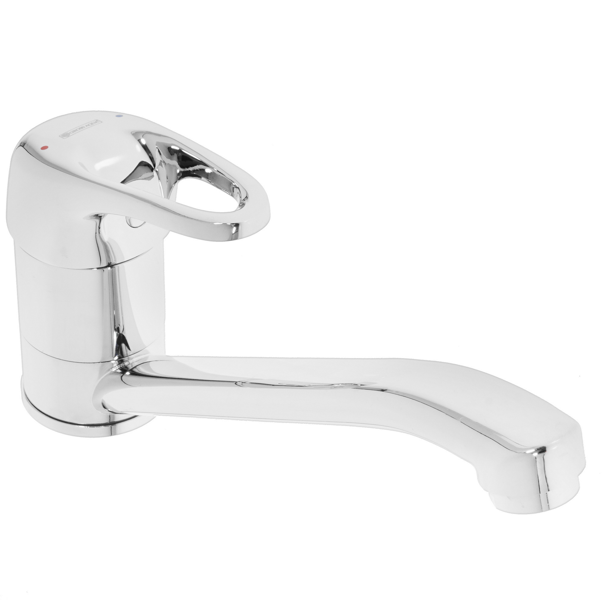 Изображение товара Смеситель для кухни GROSS AQUA Optima с поворотным изливом и экономией воды