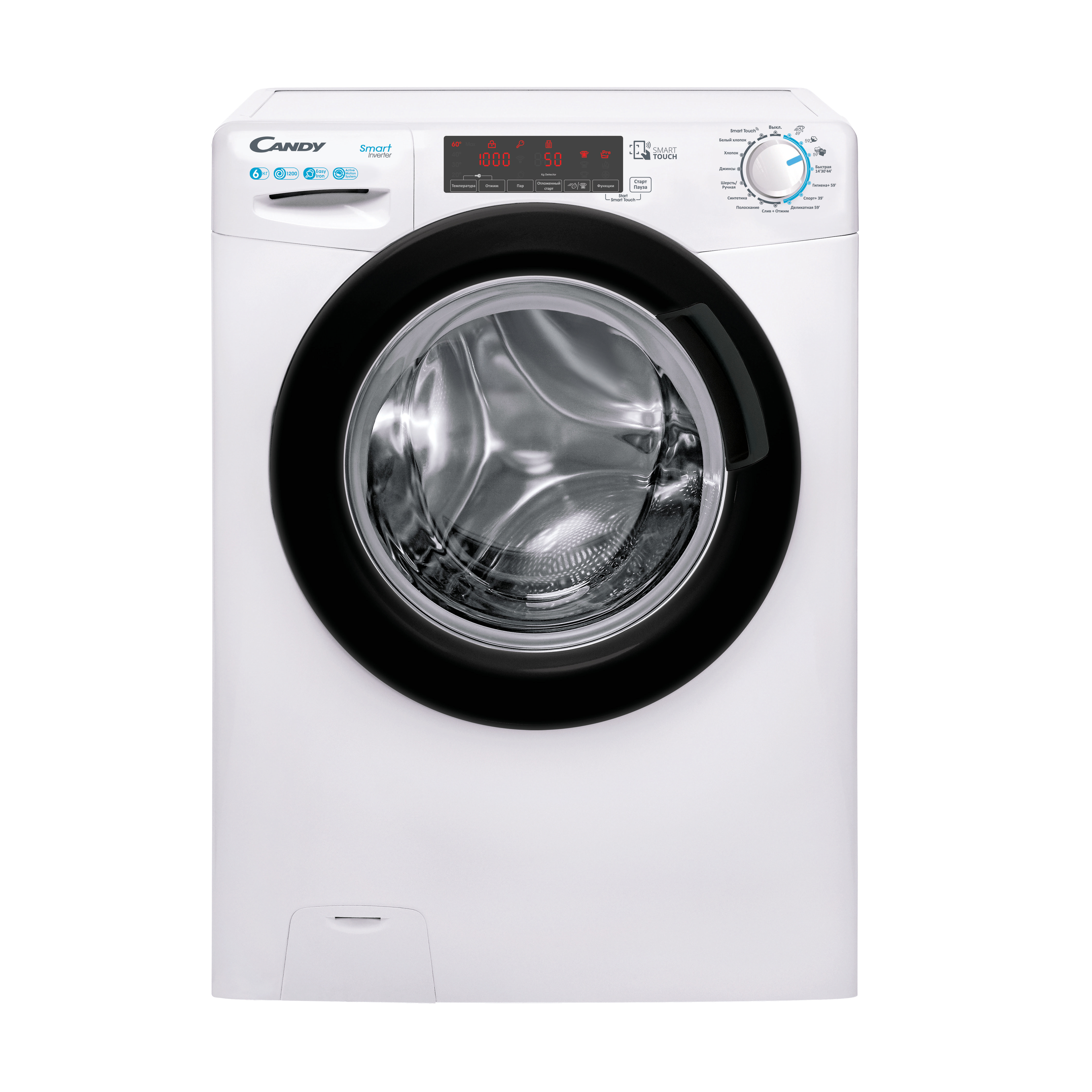 Изображение товара Стиральная машина Candy Css426twmb/2-07 60x85x40 см 6 кг цвет белый