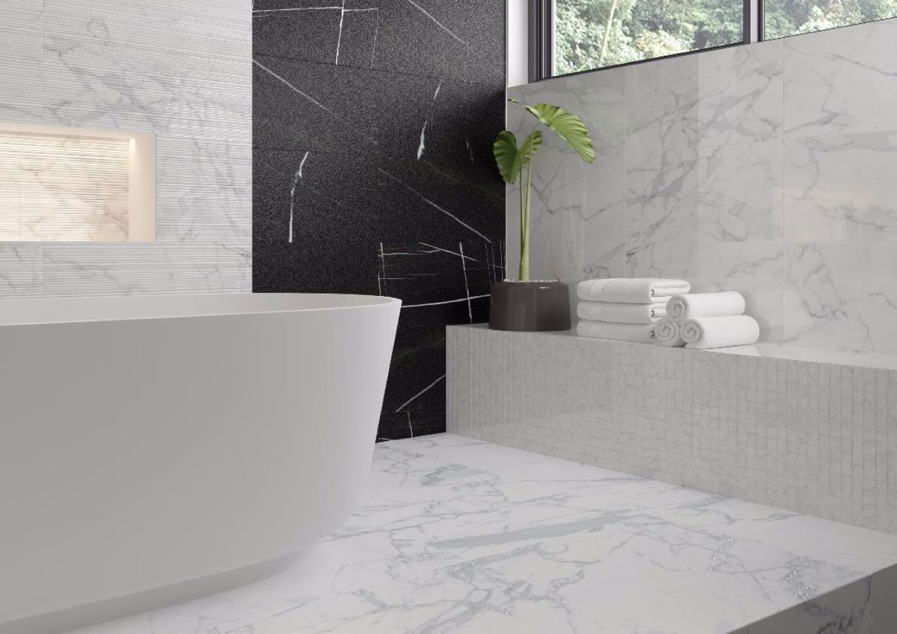 Изображение товара Керамогранит Kerranova Marble Trend K-1000 LR 600x1200 мм 1.44 м² бежевый Carrara