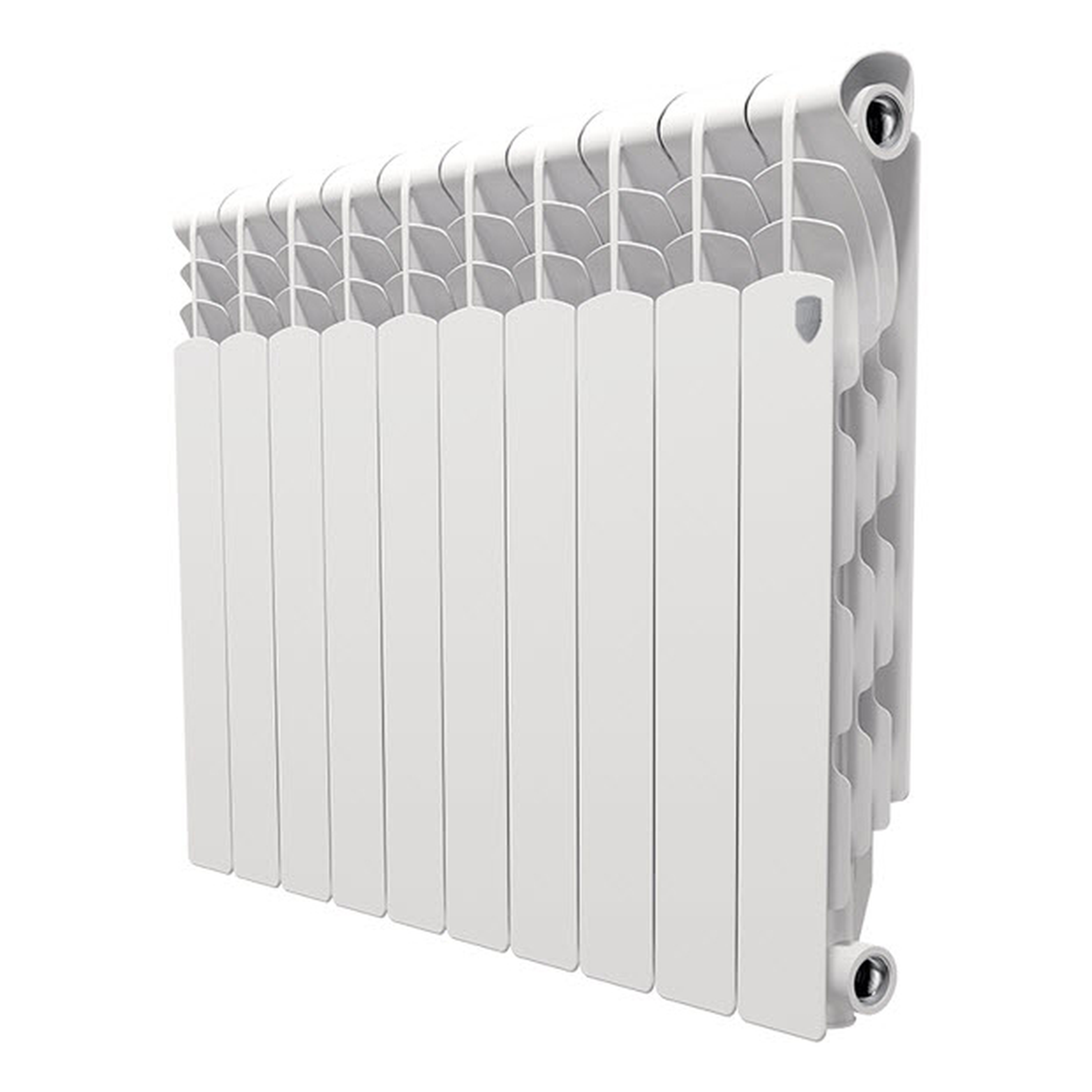 Изображение товара Радиатор Royal thermo Revolution 500 10 секций алюминий белый боковое подключение