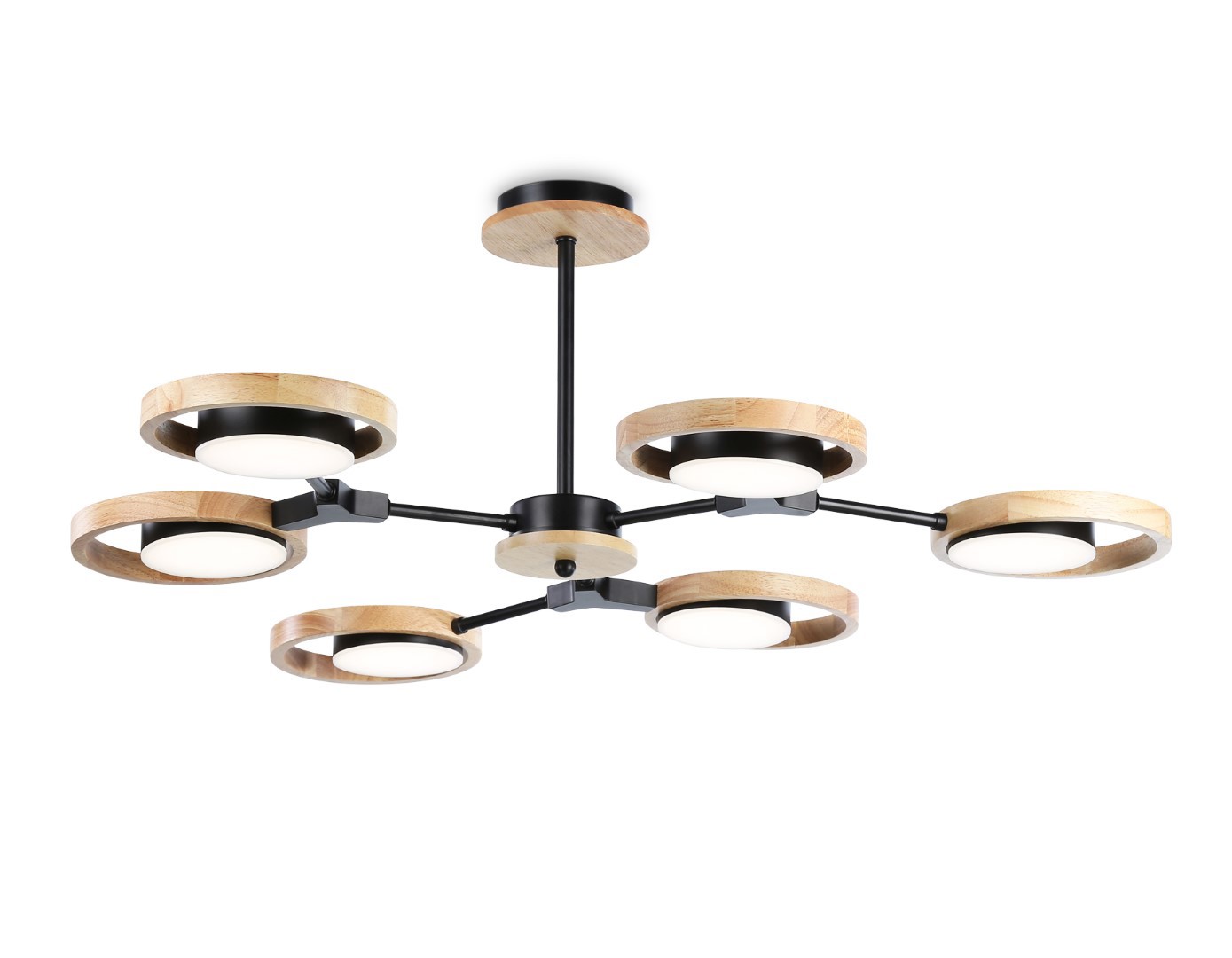 Изображение товара Люстра потолочная Ambrella Light FL51619 28 м² черная современная регул