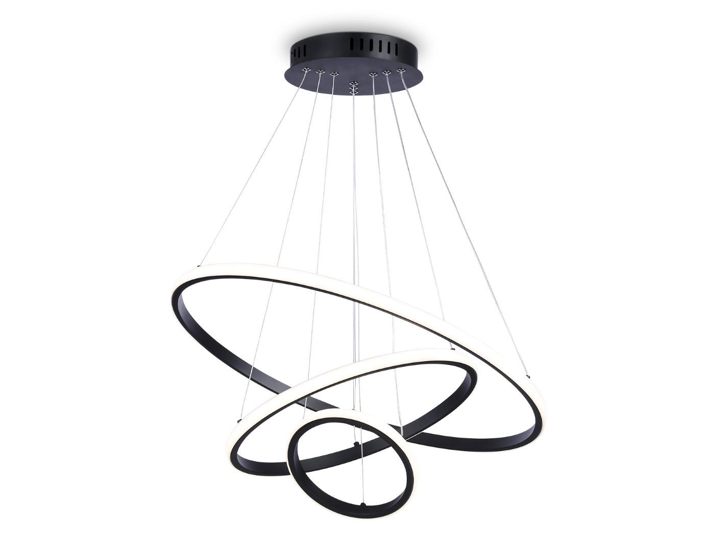Изображение товара Светильник подвесной светодиодный Ambrella light Fl40821 с пультом управления 20 м² нейтральный белый свет цвет черный Изображение товара Светильник подвесной светодиодный Ambrella light Fl40821 с пультом управления 20 м² нейтральный белый свет цвет черный