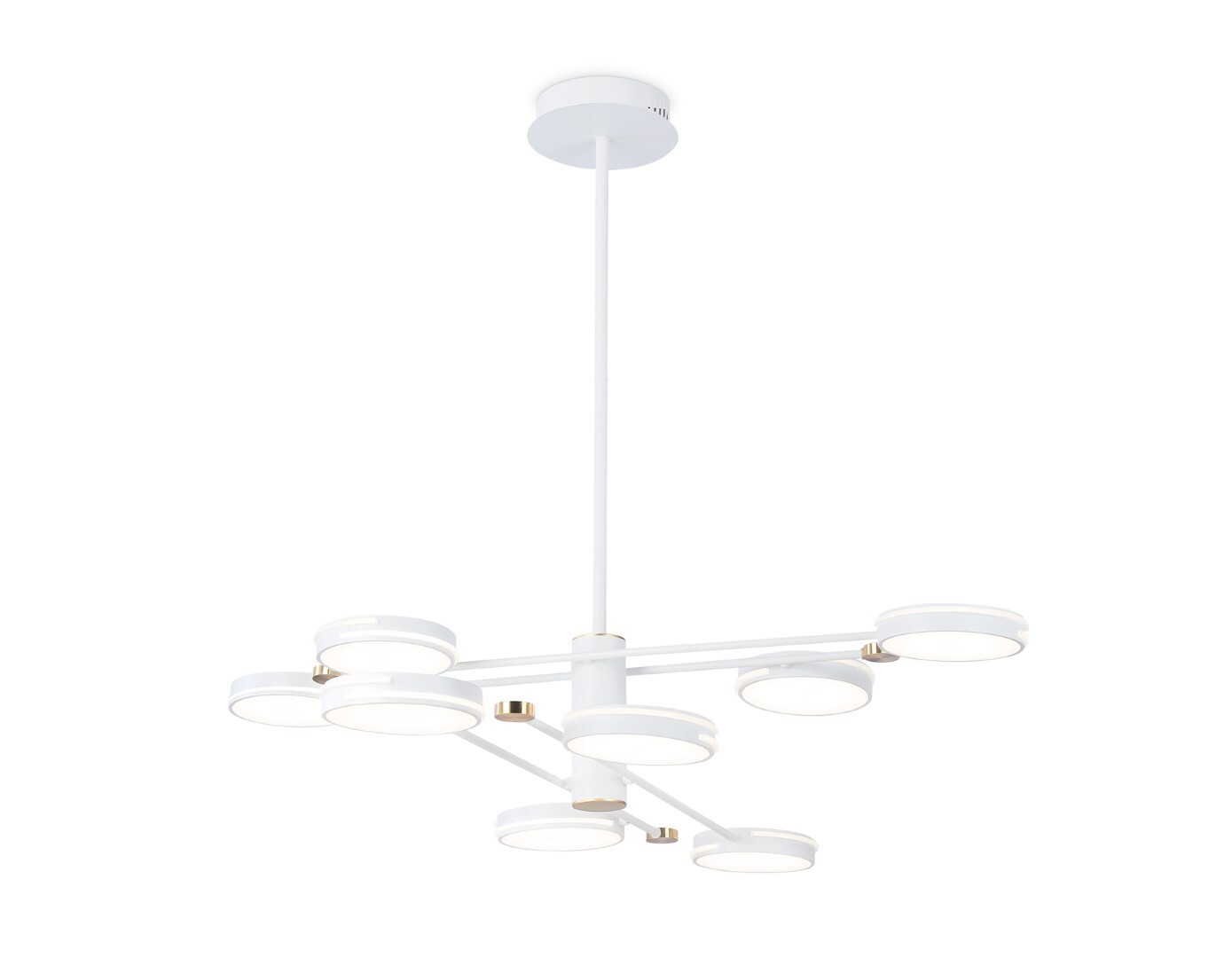 Изображение товара Современная светодиодная люстра Ambrella Light FL51642 34 м² белый стиль Техно