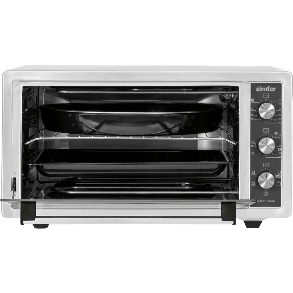 Изображение товара Электропечь Simfer M4507 59x33x38.5 см 1400 кВт цвет нержавеющая сталь