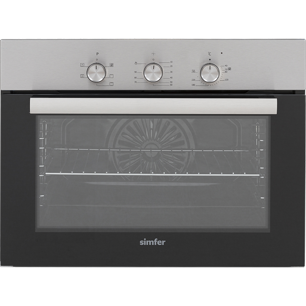 Изображение товара Электрический духовой шкаф 56.9х45.5х56.5 см SIMFER цвет серебристый B5EH15016