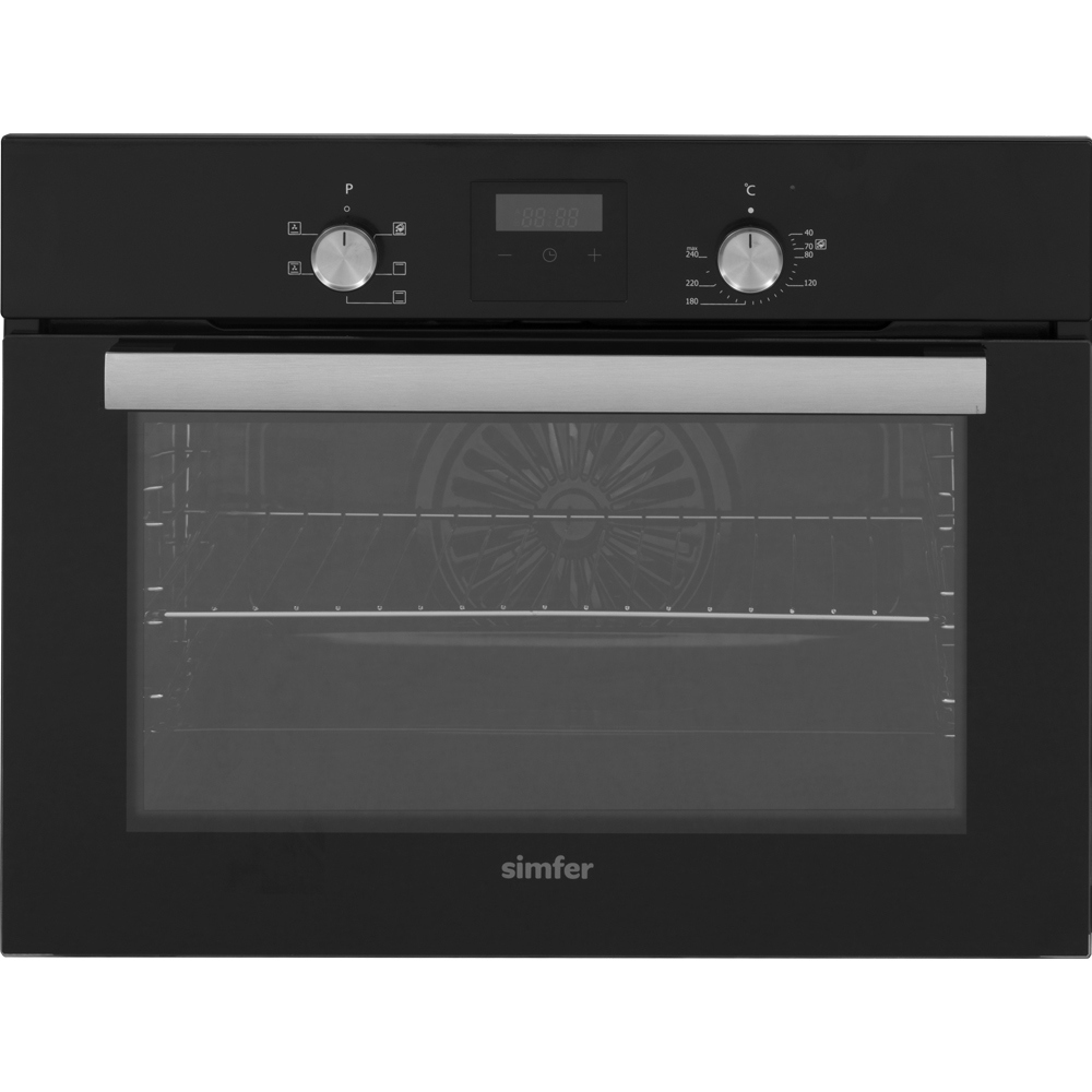Изображение товара Электрический встраиваемый духовой шкаф SIMFER B5EB55016 черный сергий