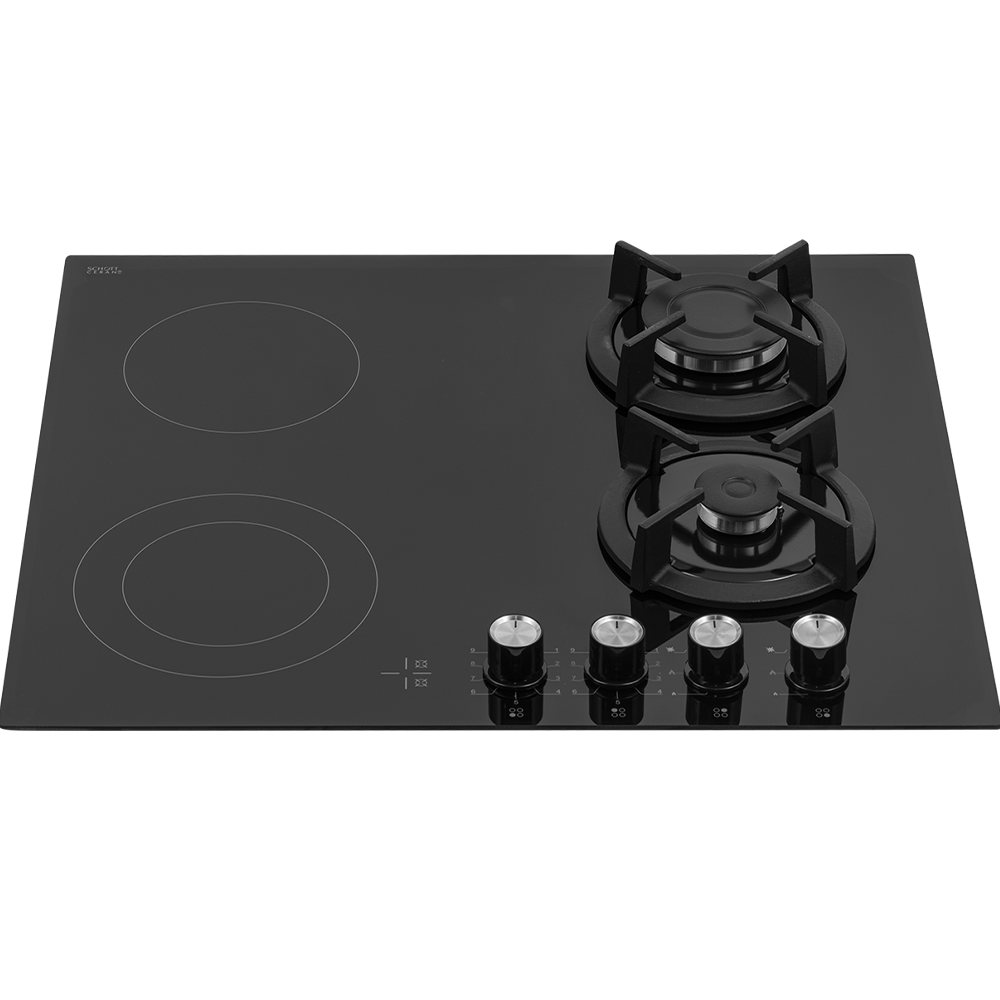 Изображение товара Комбинированная варочная панель Simfer H60N26S516 2 газовых и 2 электрических конфорки