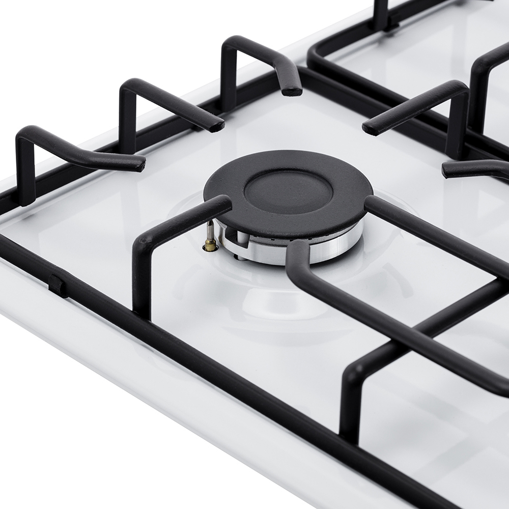 Изображение товара Газовая варочная панель Simfer H60Q40W511 60 см 4 конфорки цвет белый