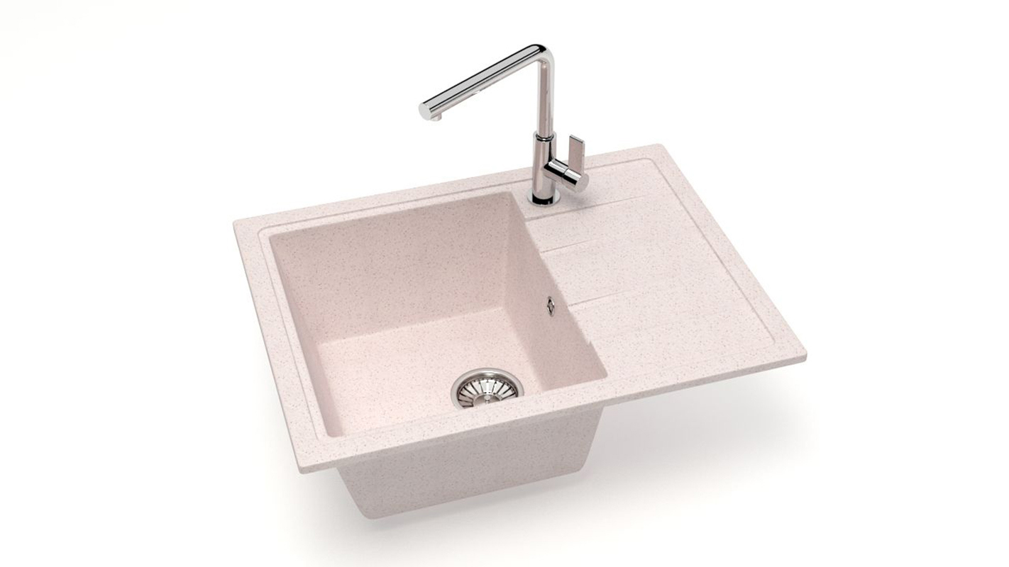 Изображение товара Врезная мойка Glanz J150G033-K 47x57.50x21.50 см кварц цвет бежевый Изображение товара Врезная мойка Glanz J150G033-K 47x57.50x21.50 см кварц цвет бежевый