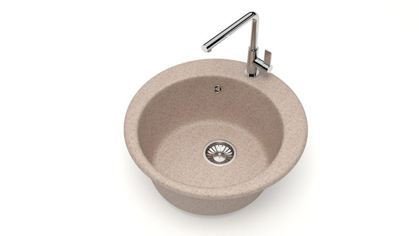 Изображение товара Врезная мойка Glanz J030G034-K 47.50x47.50x18 см кварц цвет песочный Изображение товара Врезная мойка Glanz J030G034-K 47.50x47.50x18 см кварц цвет песочный