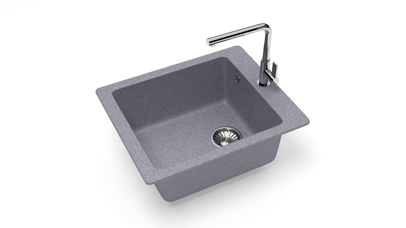 Изображение товара Врезная мойка Glanz J008G035-K 50x42.50x19.50 см кварц цвет темно-серый Изображение товара Врезная мойка Glanz J008G035-K 50x42.50x19.50 см кварц цвет темно-серый