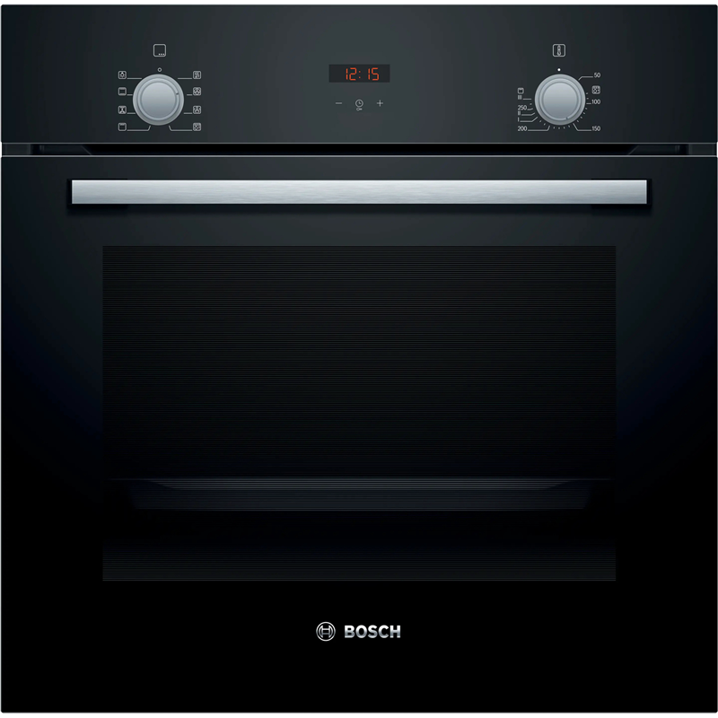 Изображение товара Электрический встраиваемый духовой шкаф Bosch Serie 2 HBF512BA1R 59.4x59.5x54.8 см цвет черный