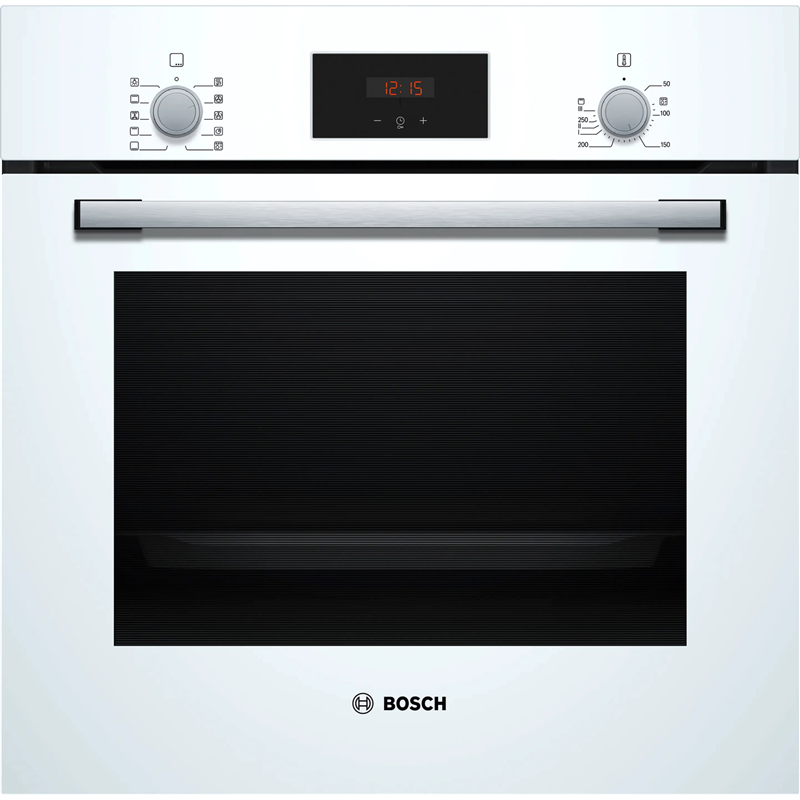 Изображение товара Электрический встраиваемый духовой шкаф Bosch Serie 2 HBF114EW1R 59.4x59.5x54.8 см цвет белый