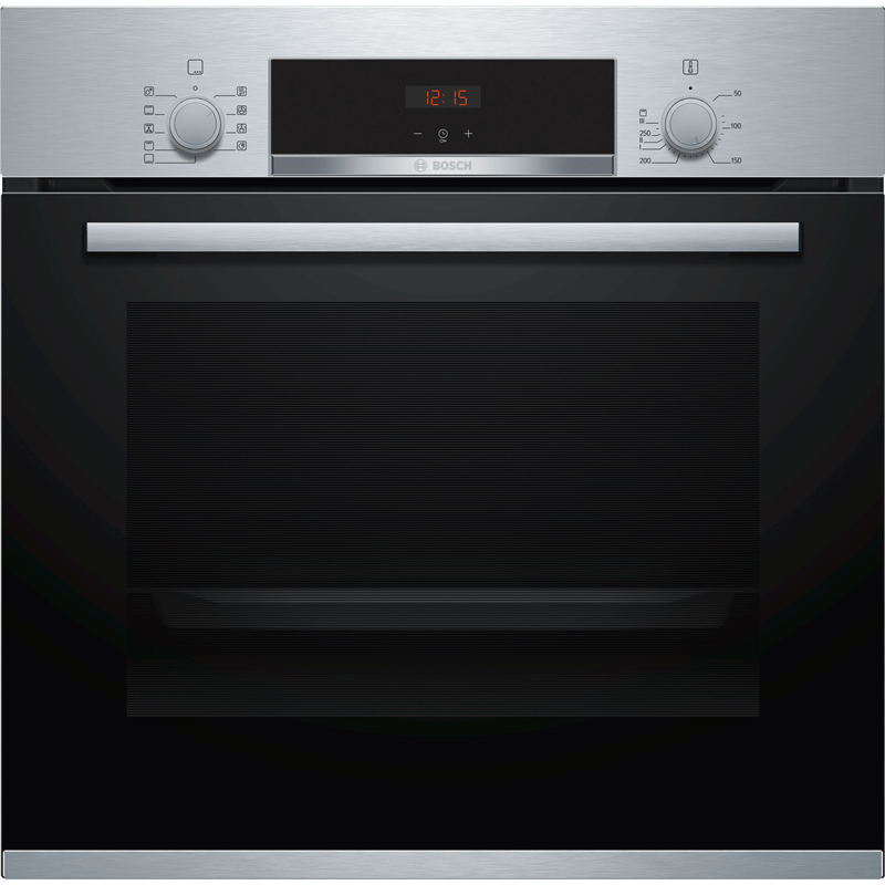 Изображение товара Электрический встраиваемый духовой шкаф Bosch Serie 4 HBF534ES0R 59.4x59.5x54.8 см цвет нержавеющая сталь