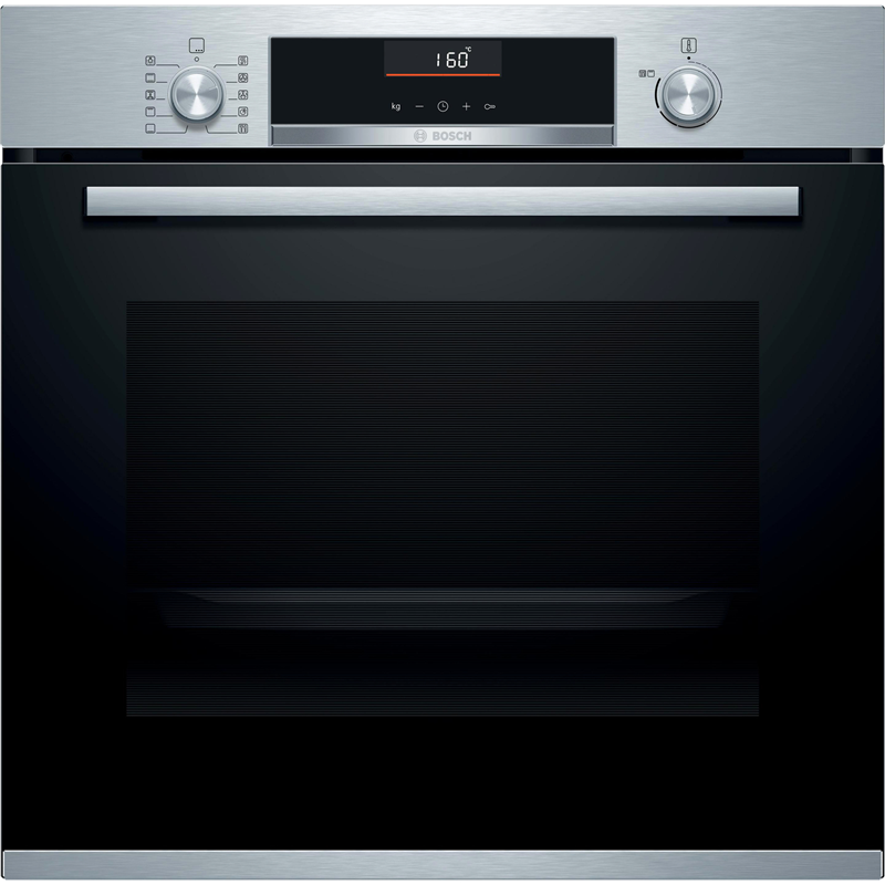 Изображение товара Электрический встраиваемый духовой шкаф Bosch Serie 6 HBG536HS0R 71л серебристый