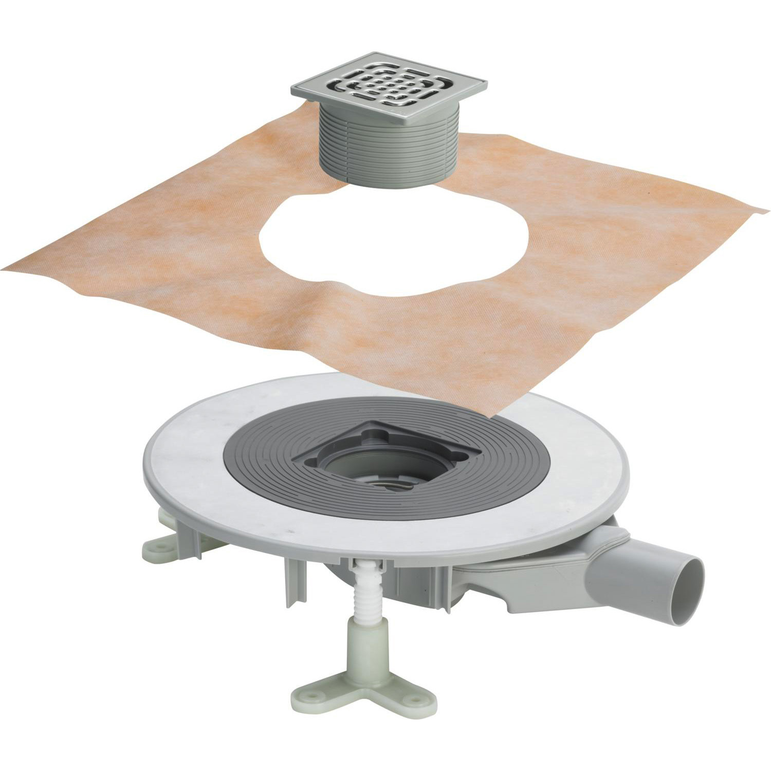 Изображение товара Трап для душа Viega Advantix мокрый затвор 35x35 см пластиковый