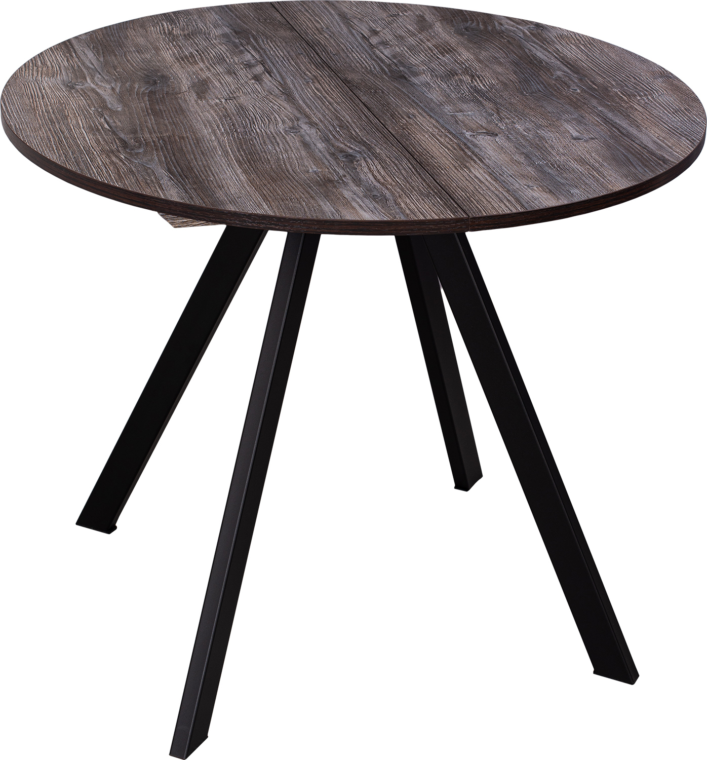 Изображение товара Круглый ресторанный кухонный стол Вита 90-127х75х90 см в стиле лофт