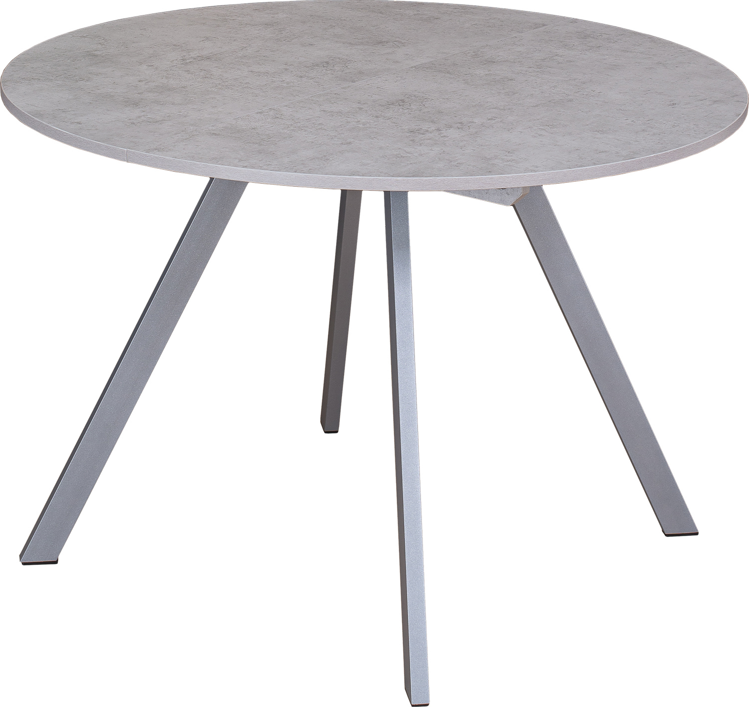 Изображение товара Круглый раздвижной кухонный стол Вита-К из ЛДСП 110-147 см современный стиль