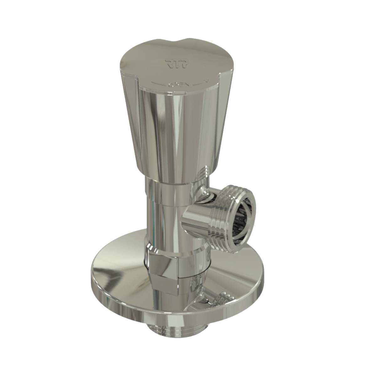 Изображение товара Кран вентильный Rtp 36003 1/2"x3/4" угловой наружная-наружная резьба