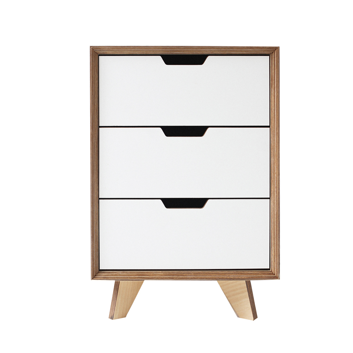 Изображение товара Тумба прикроватная Азбукадекор Братислава 40x60x40 см 3 ящика