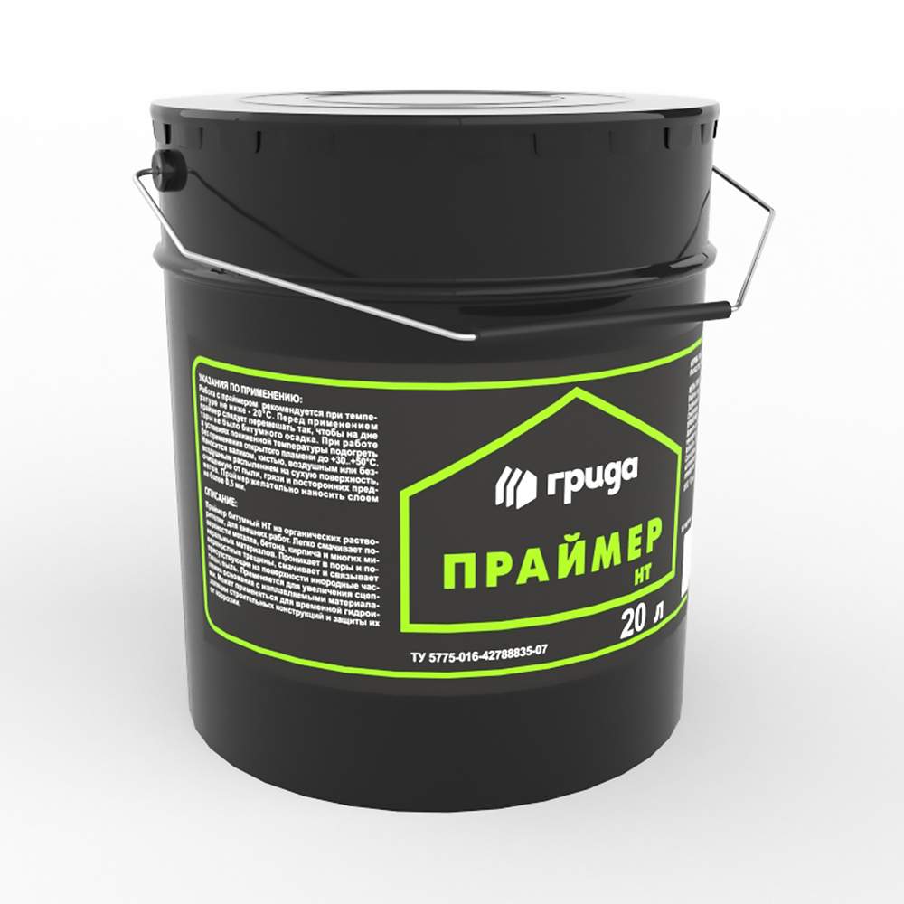 Изображение товара Праймер битумный Грида черный 20л