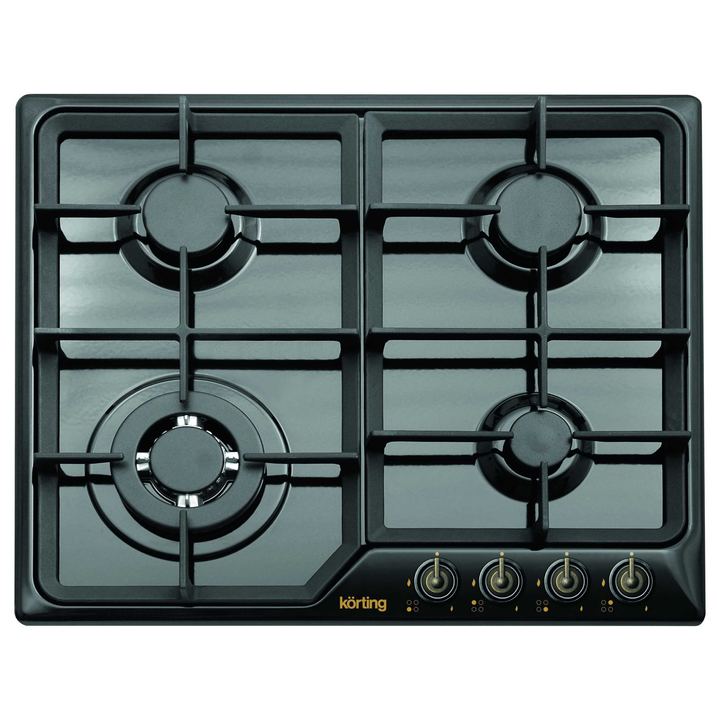 Изображение товара Газовая варочная панель Korting HG 630 CTSN 60 см 4 конфорки цвет изумрудный