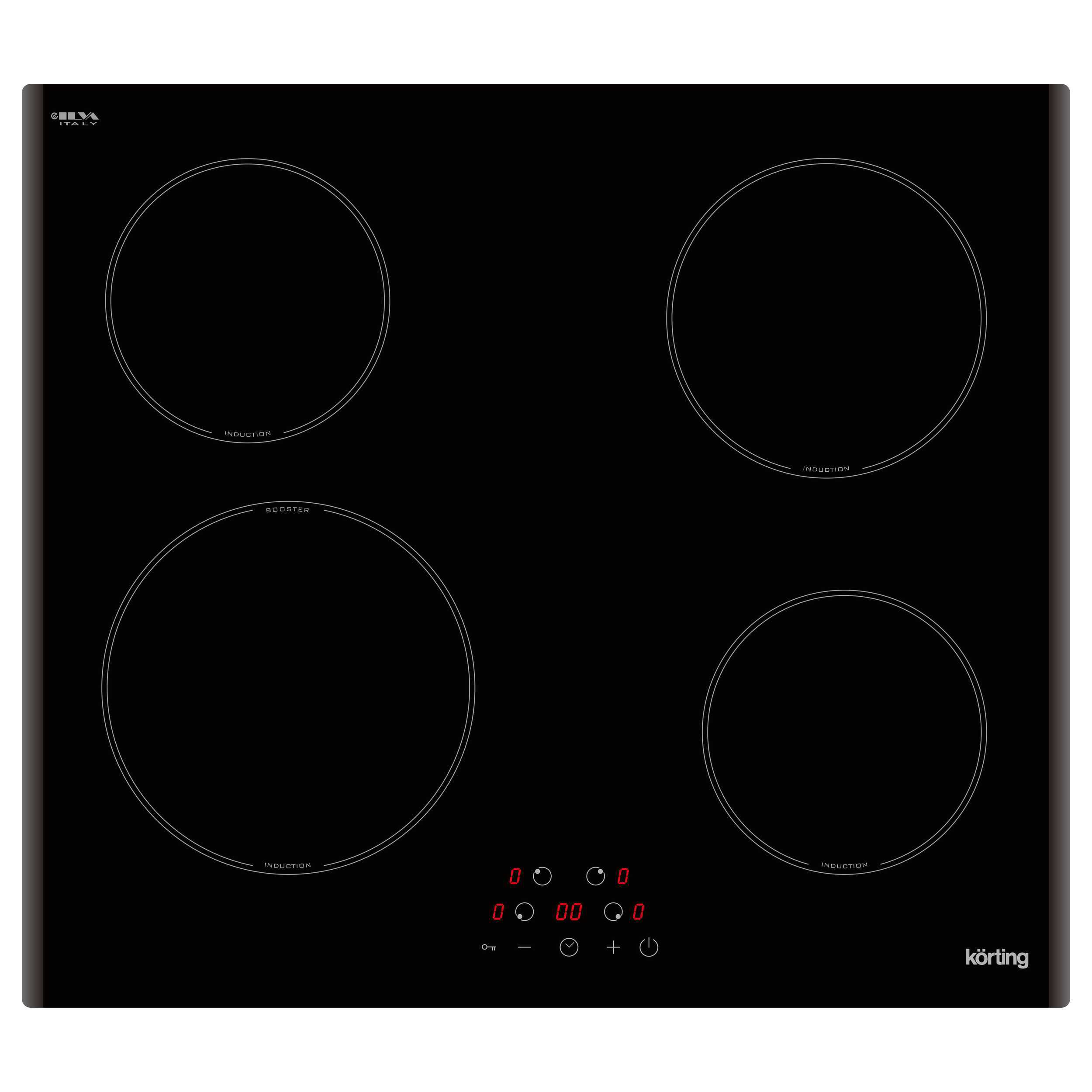 Изображение товара Индукционная варочная панель Korting HI 64013 B 59 см 4 конфорки черный