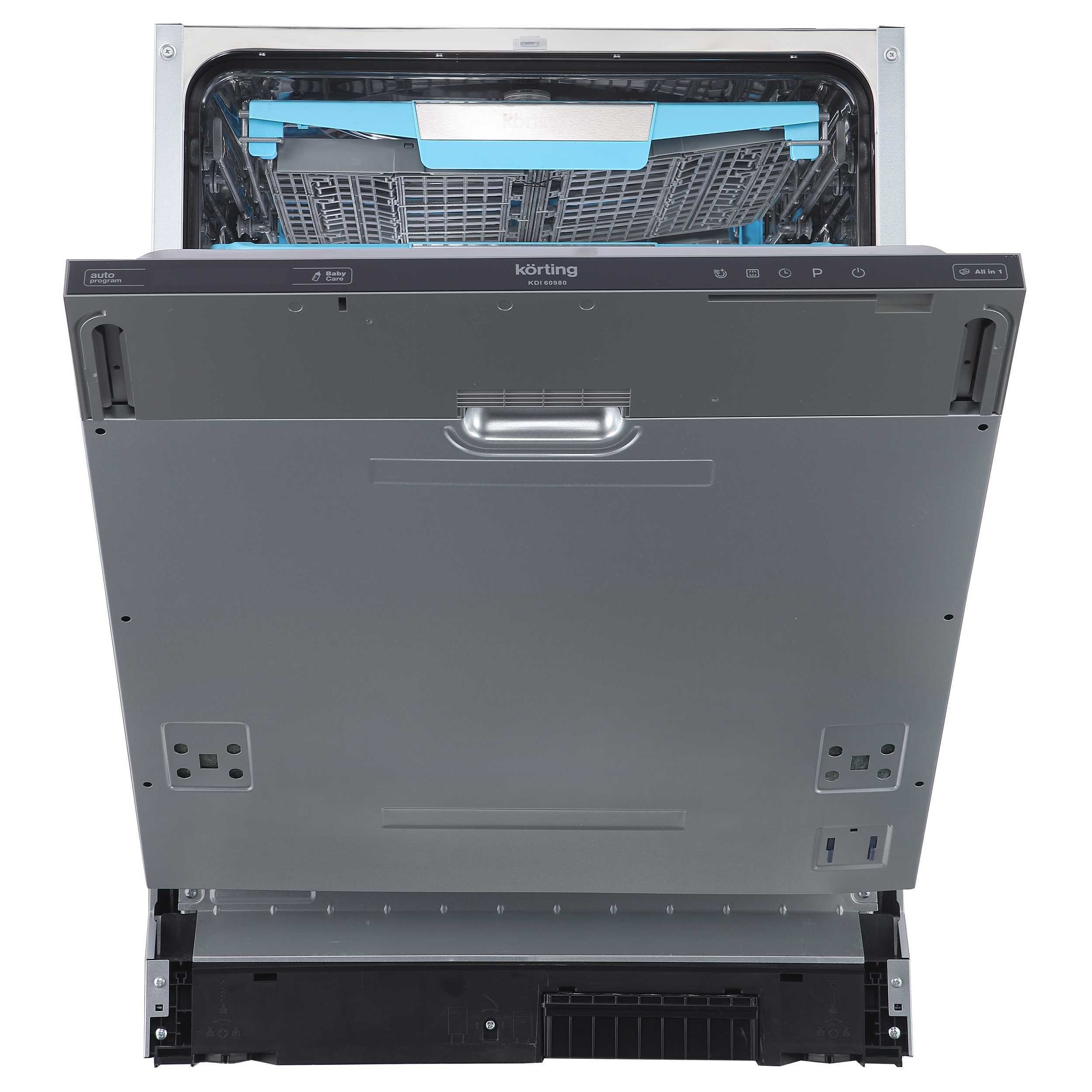 Изображение товара Посудомоечная машина Korting KDI 60980 59.8 см 1 программа цвет серебристый