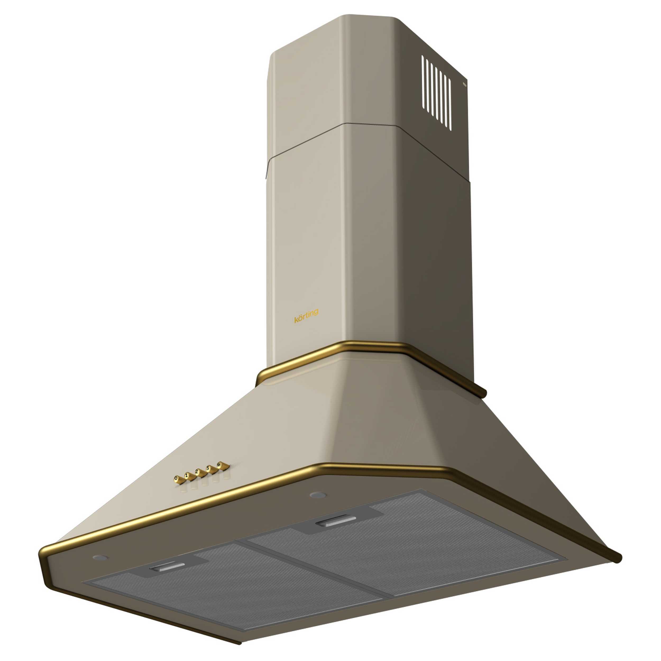 Изображение товара Вытяжка KORTING KHC 6839 RGB настенная встроенная 60 см алюминиевый фильтр