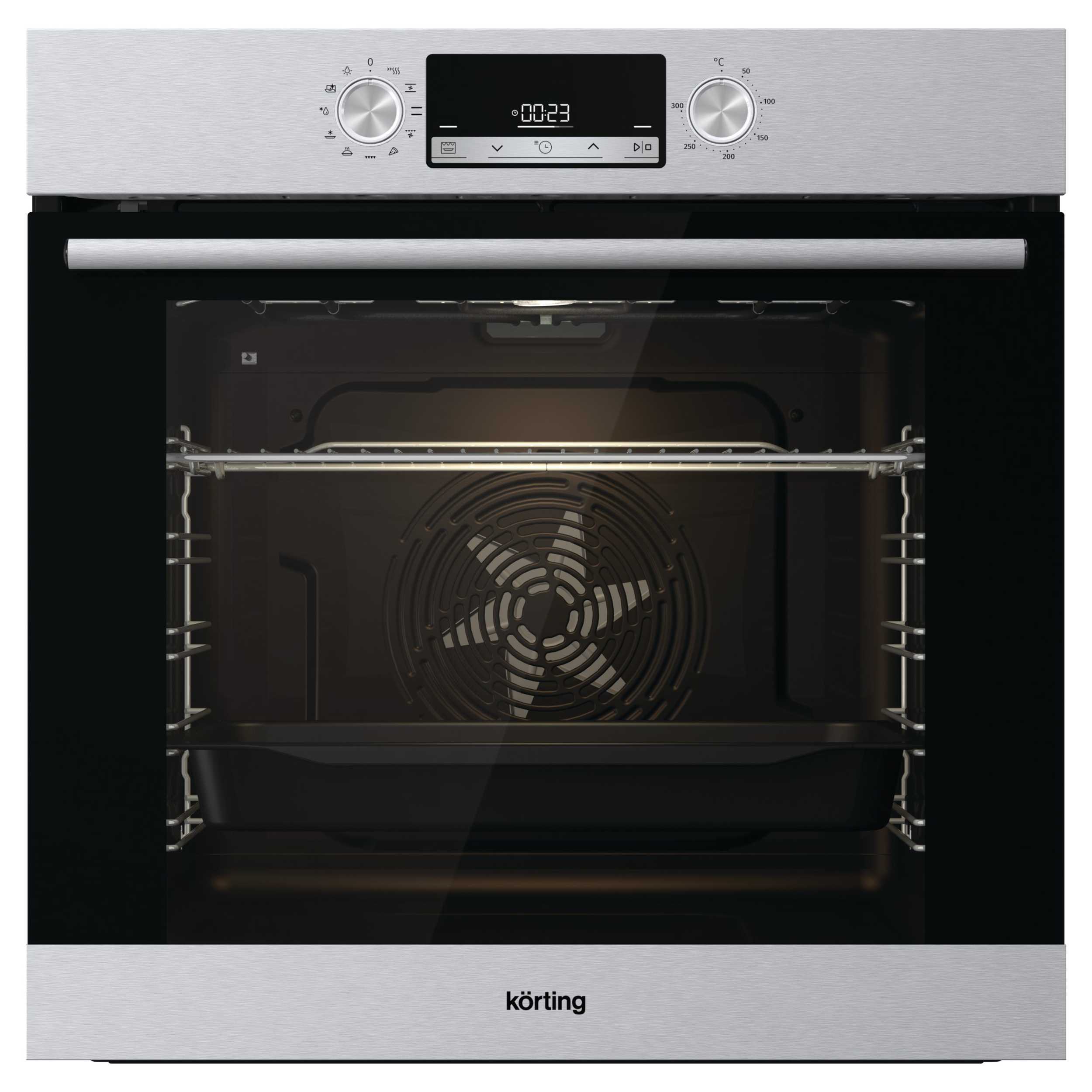 Изображение товара Встраиваемый электрический духовой шкаф Korting OKB 6820 EX в нержавеющей стали 59.5x59.5x56.4 см