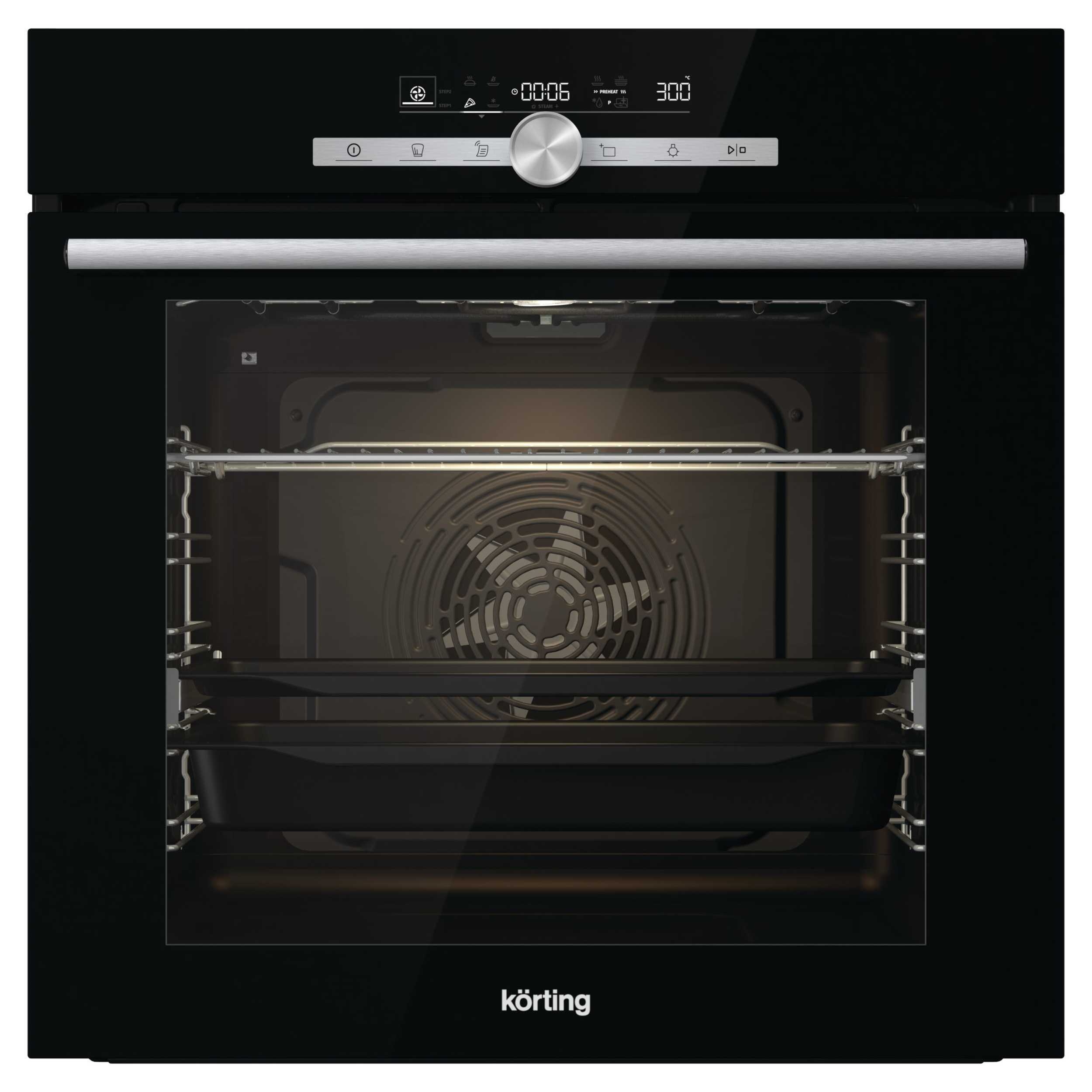 Изображение товара Электрический встроенный духовой шкаф Korting Okb 9951 cesn 59.5x59.5x56.4 см черный