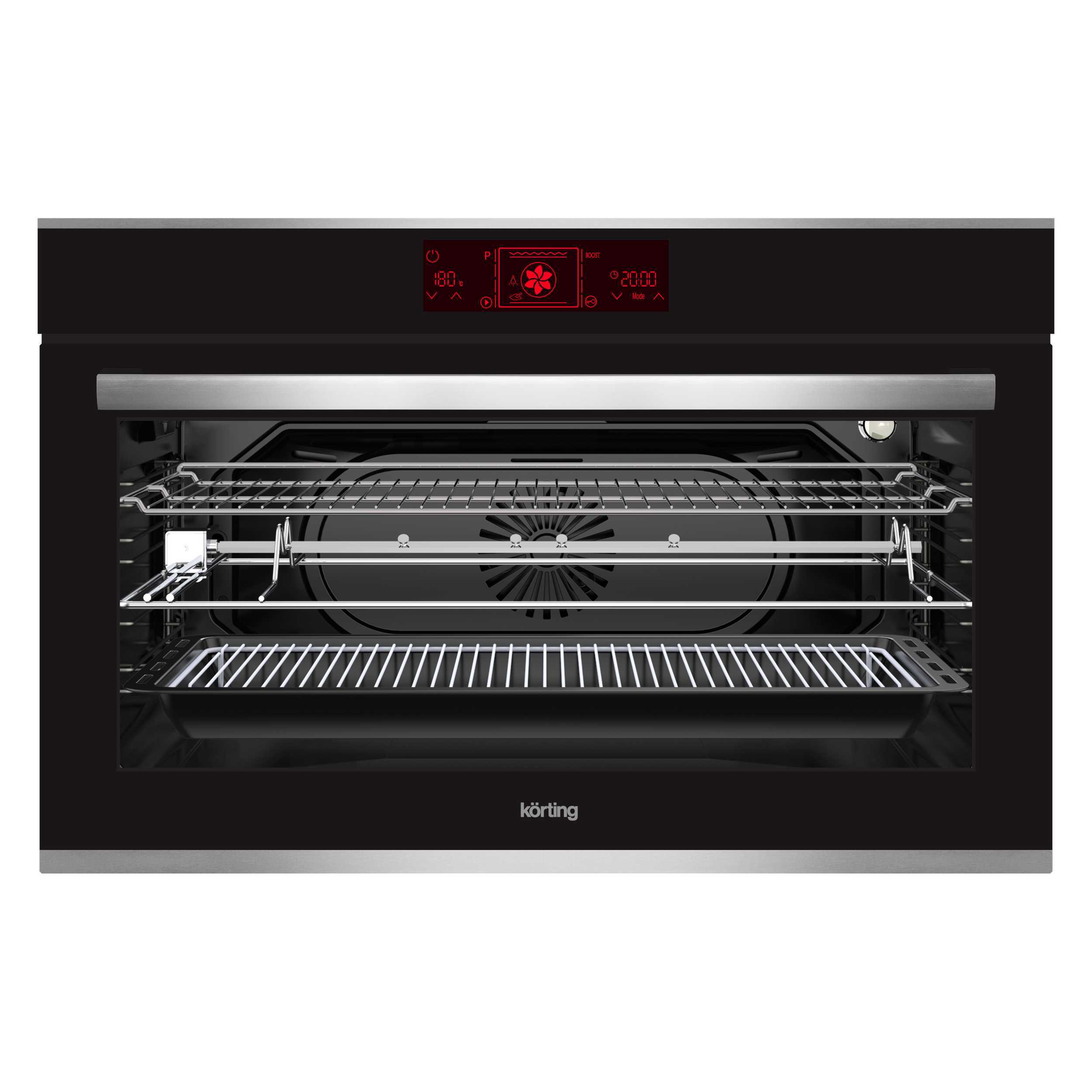Изображение товара Духовой шкаф KORTING 89.6x56.5x59.5 см встраиваемый черный SGN