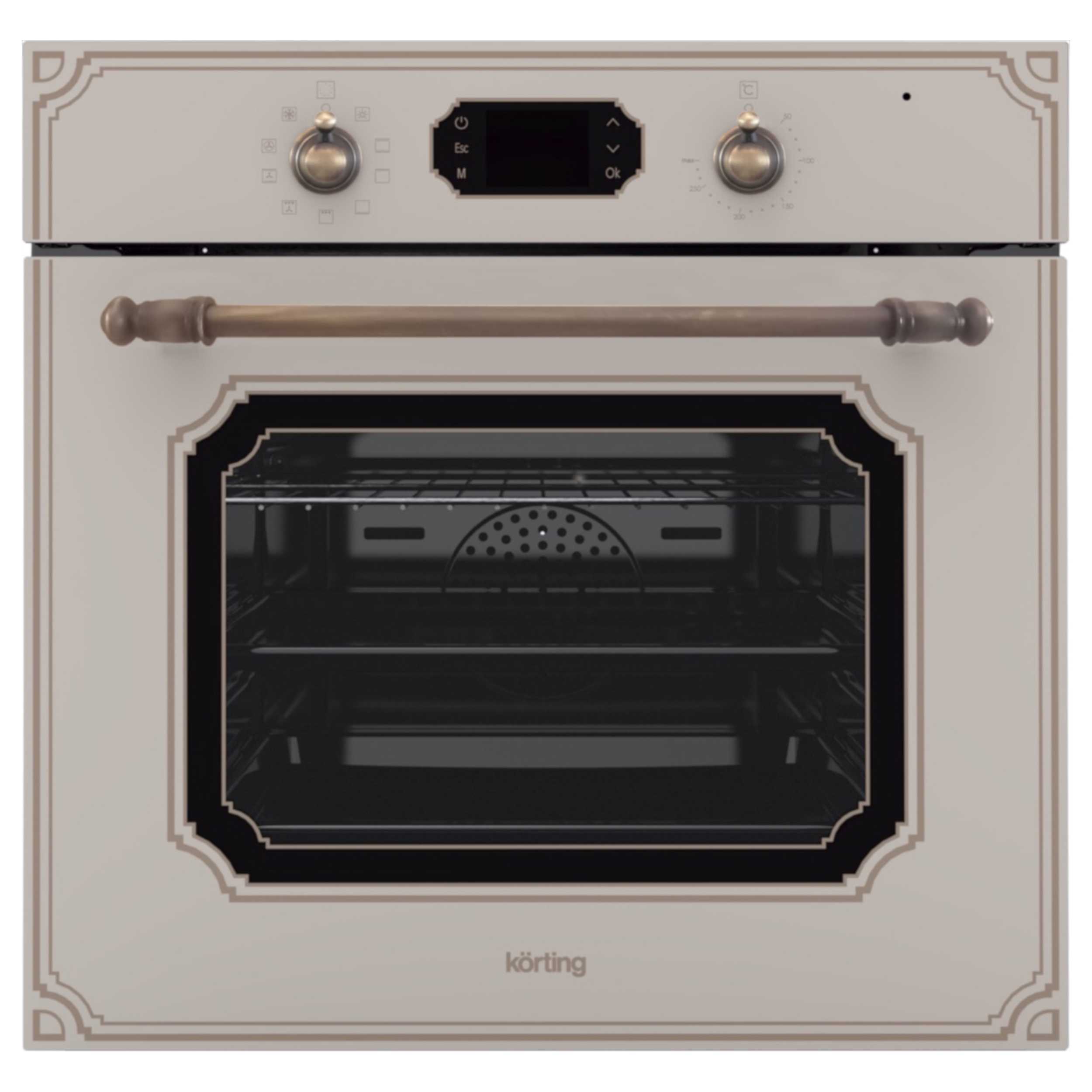 Изображение товара Духовой шкаф KORTING OKB 4911 CRGB встраиваемый ретро дизайн 9 режимов таймер