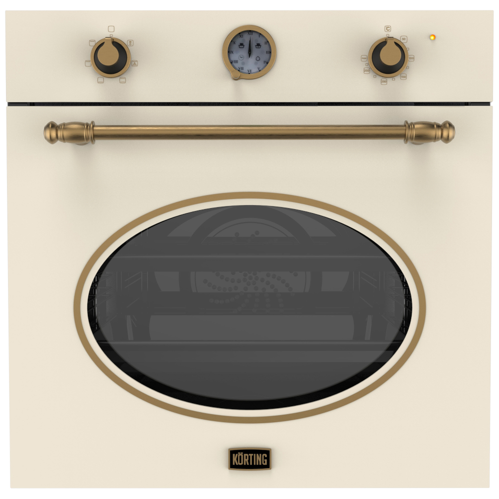 Изображение товара Духовой шкаф KORTING OKB 461 CRB слоновая кость 64 л ретро стиль