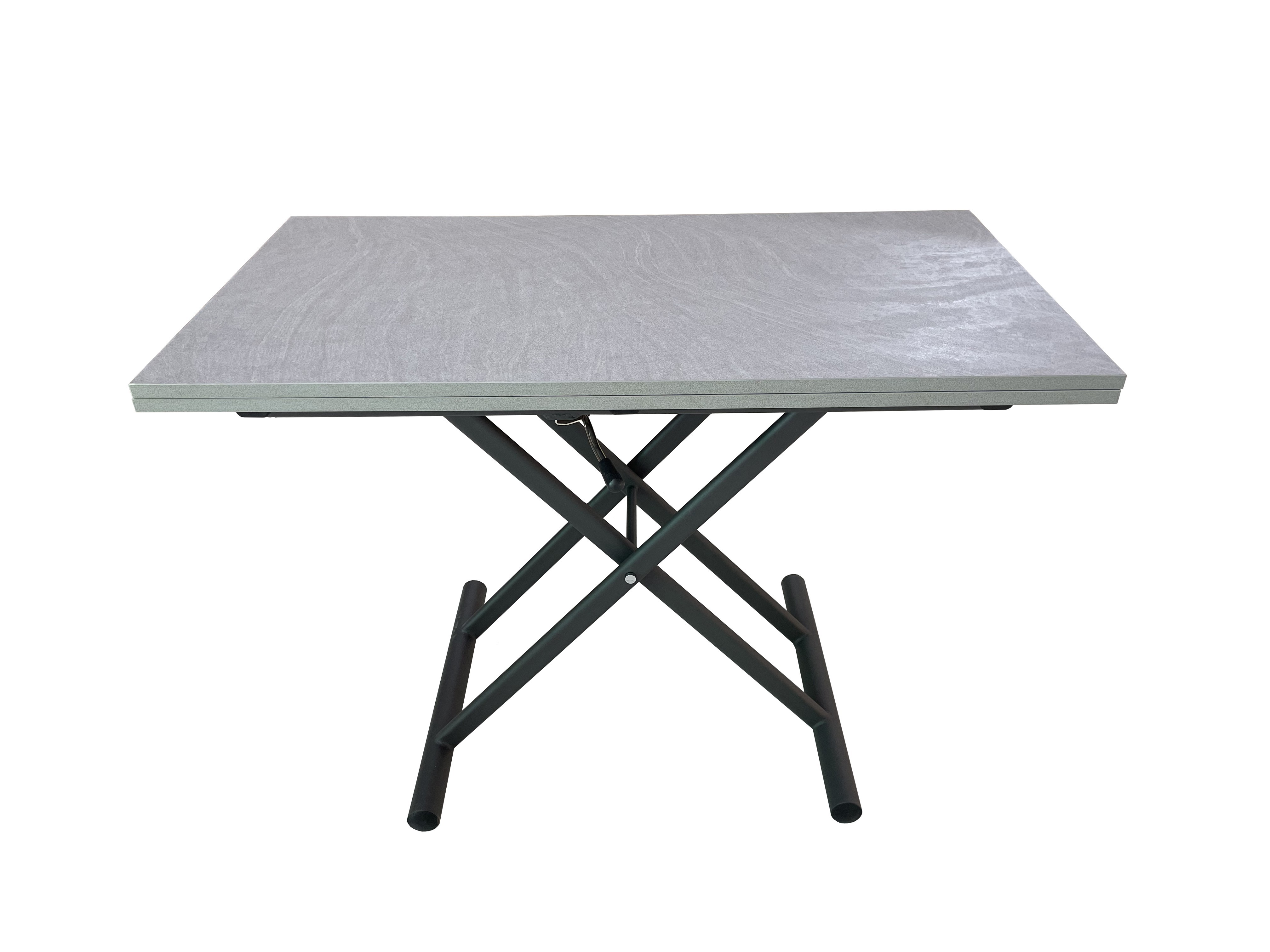 Изображение товара Кухонный стол-трансформер Gomlden B2448 110x110 см МДФ серый сланец