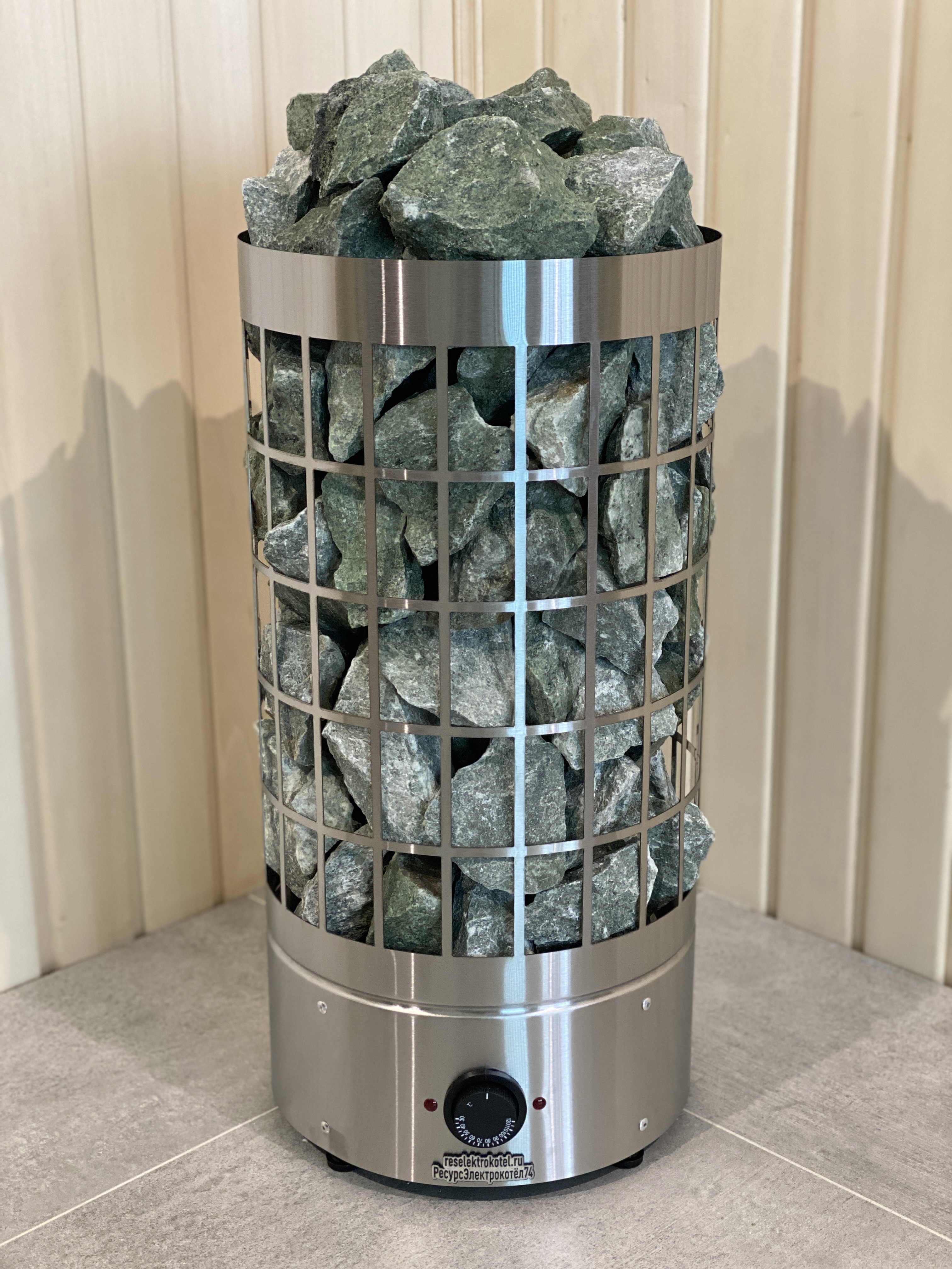 Изображение товара Электрокаменка РЭК Цилиндр Плюс 4.5 кВт для сауны объемом до 8 куб.м