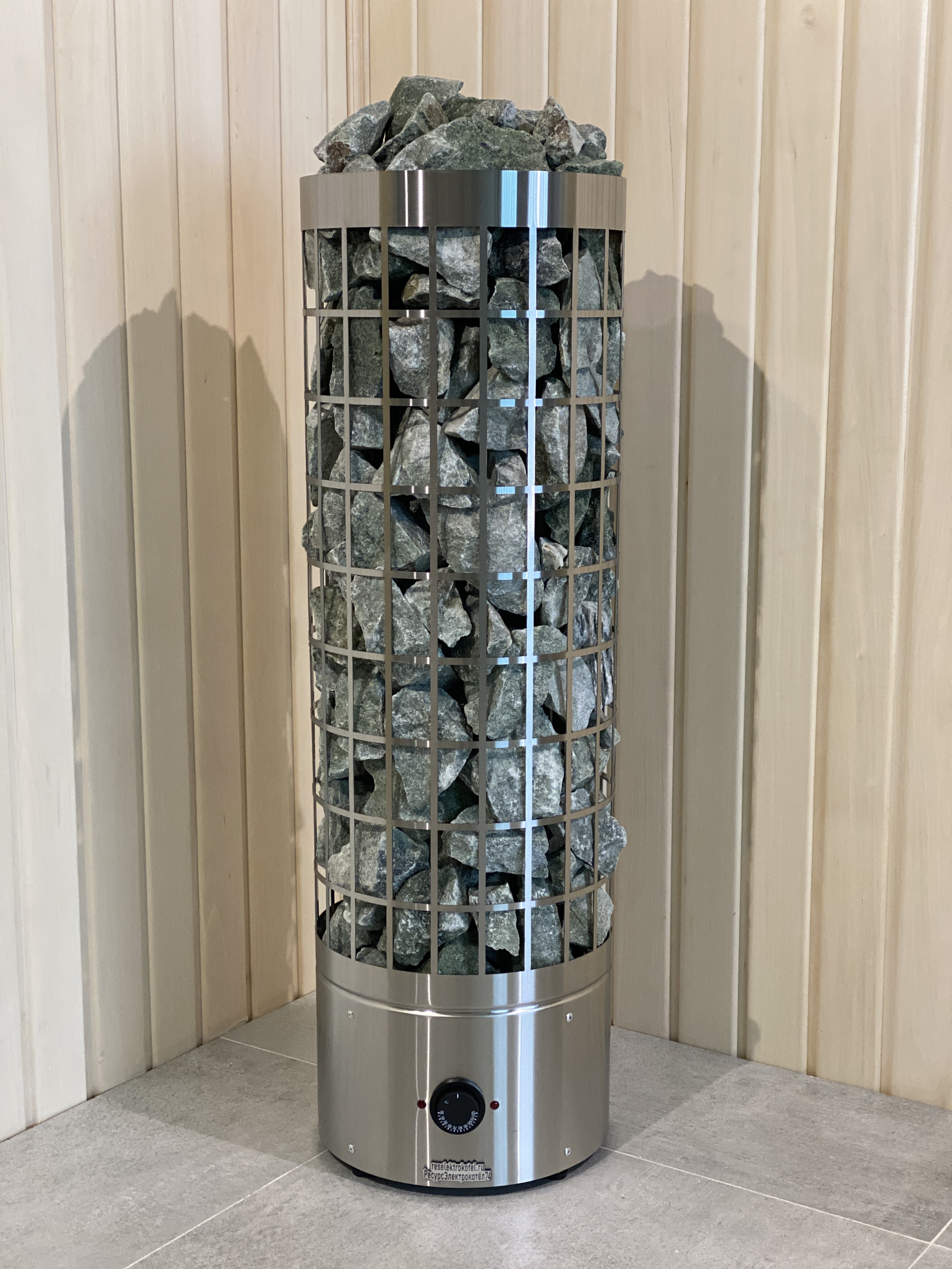 Изображение товара Электрокаменка РЭК Цилиндр Плюс 7.5кВт 12м³ для бани и сауны