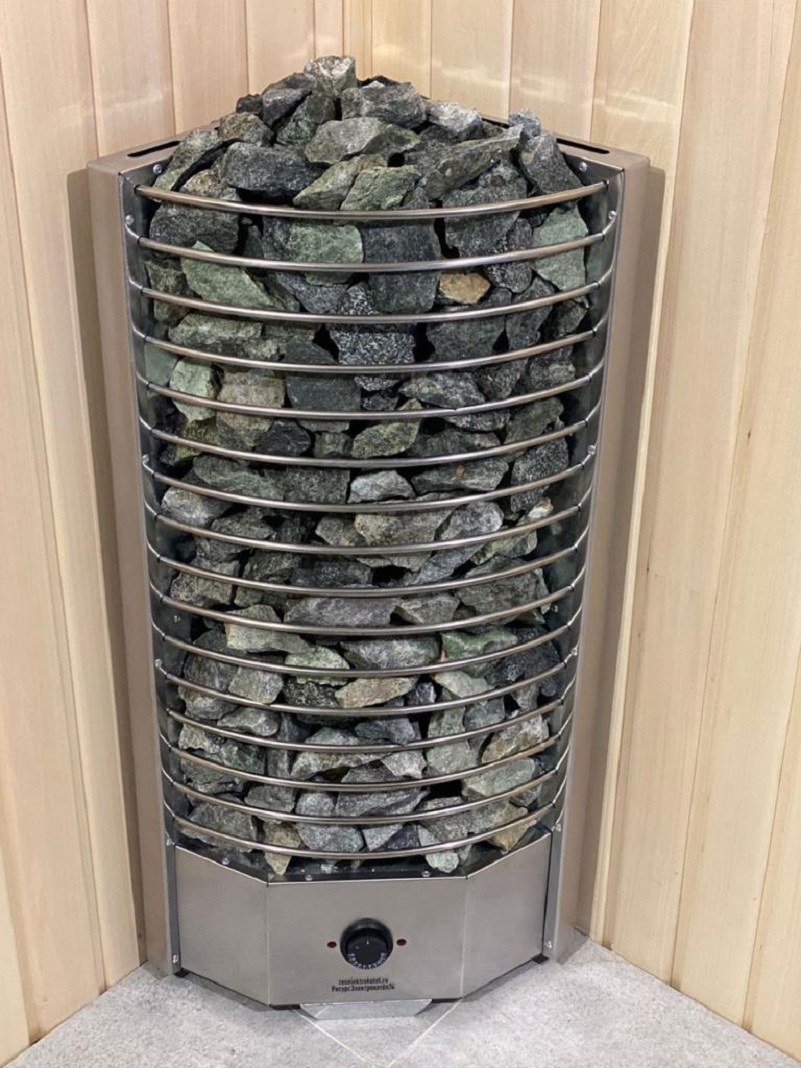 Изображение товара Электрокаменка РЭК Угловая Олимпия Плюс 9кВт 15м³