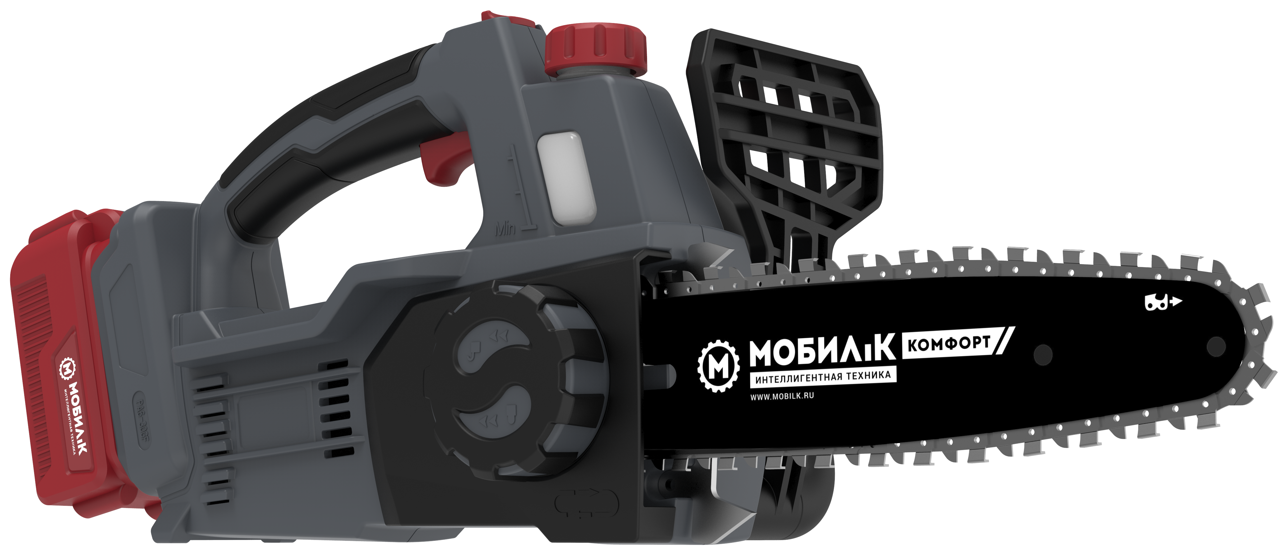Изображение товара Аккумуляторная цепная пила МОБИЛ К Комфорт XCA25 20 В с АКБ и ЗУ комплект