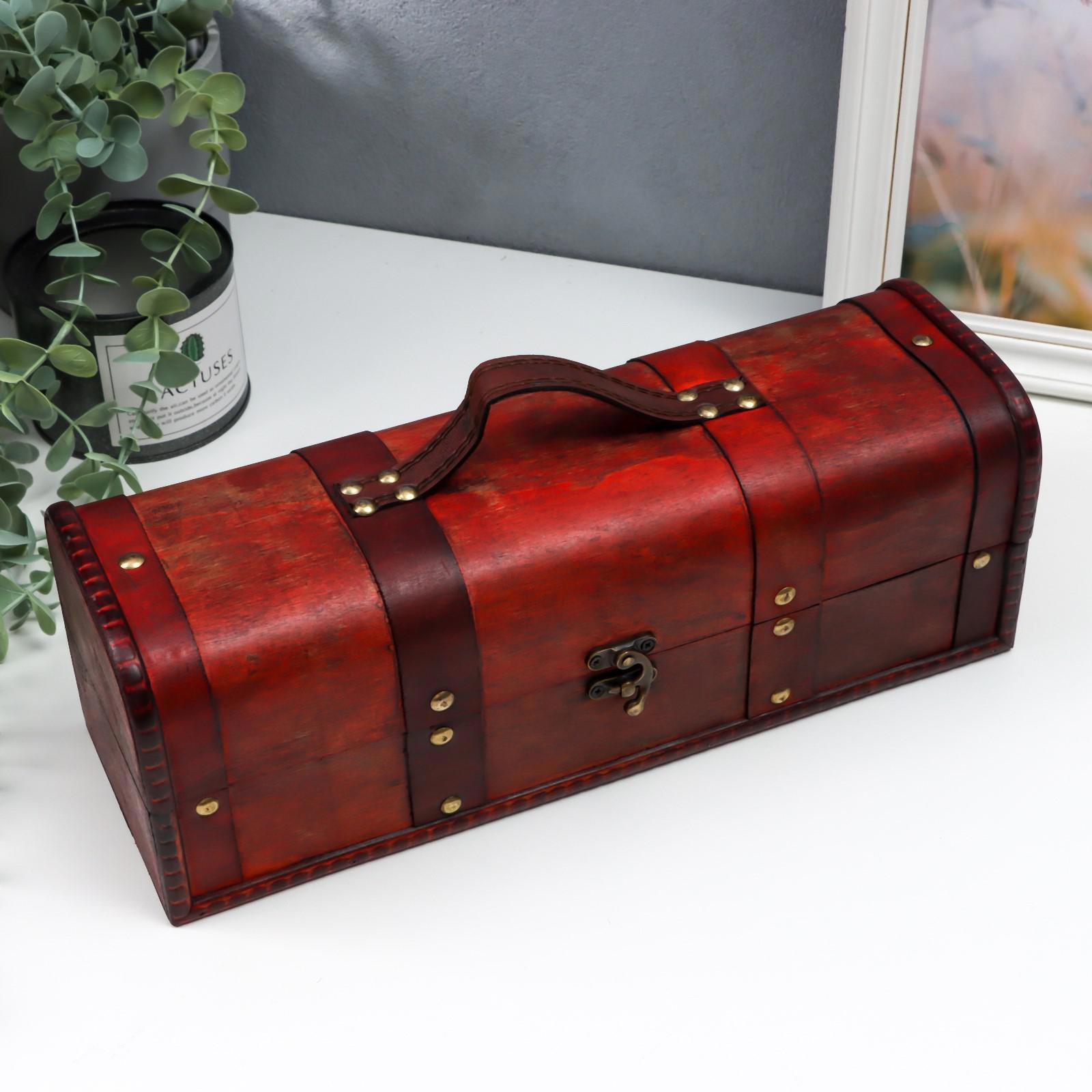 Изображение товара Шкатулка под бутылку "Средневековье" 11.5x34.5x13 см