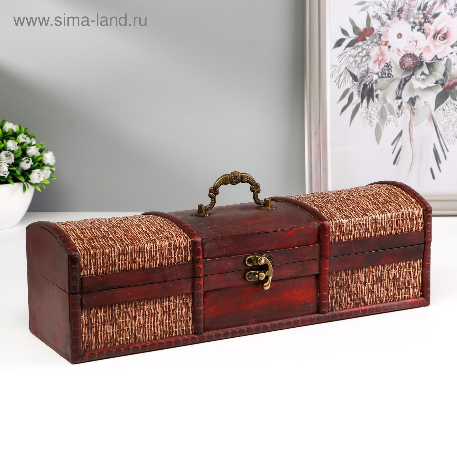 Изображение товара Шкатулка SIMALAND Шкатулка 36x11x11 см для бутылки