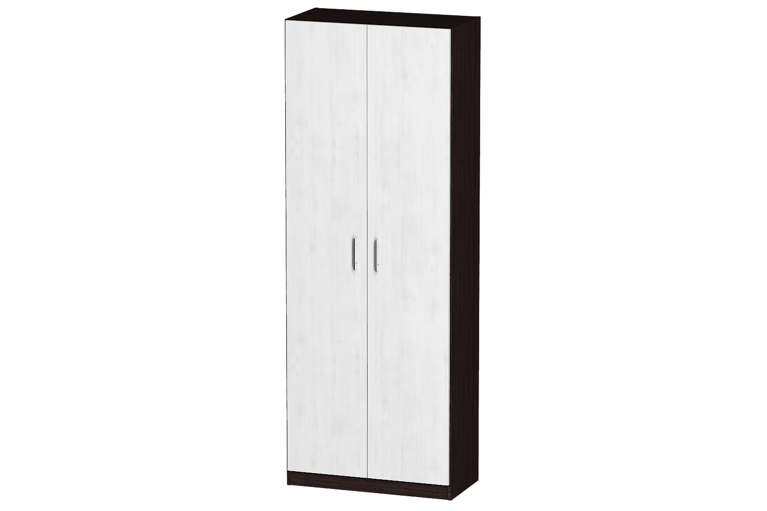 Изображение товара Шкаф распашной Furnistyle Лайф ЛШО-03 80x215x40 см Венге/светлое дерево