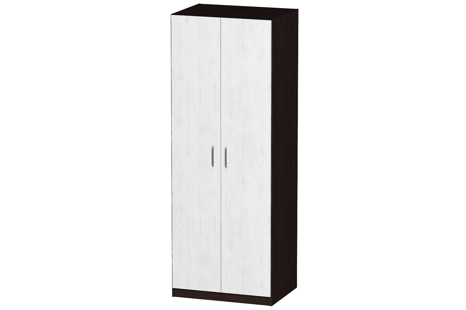 Изображение товара Шкаф распашной Furnistyle Лайф ЛШК-06 80x215x60 см венге светлое дерево